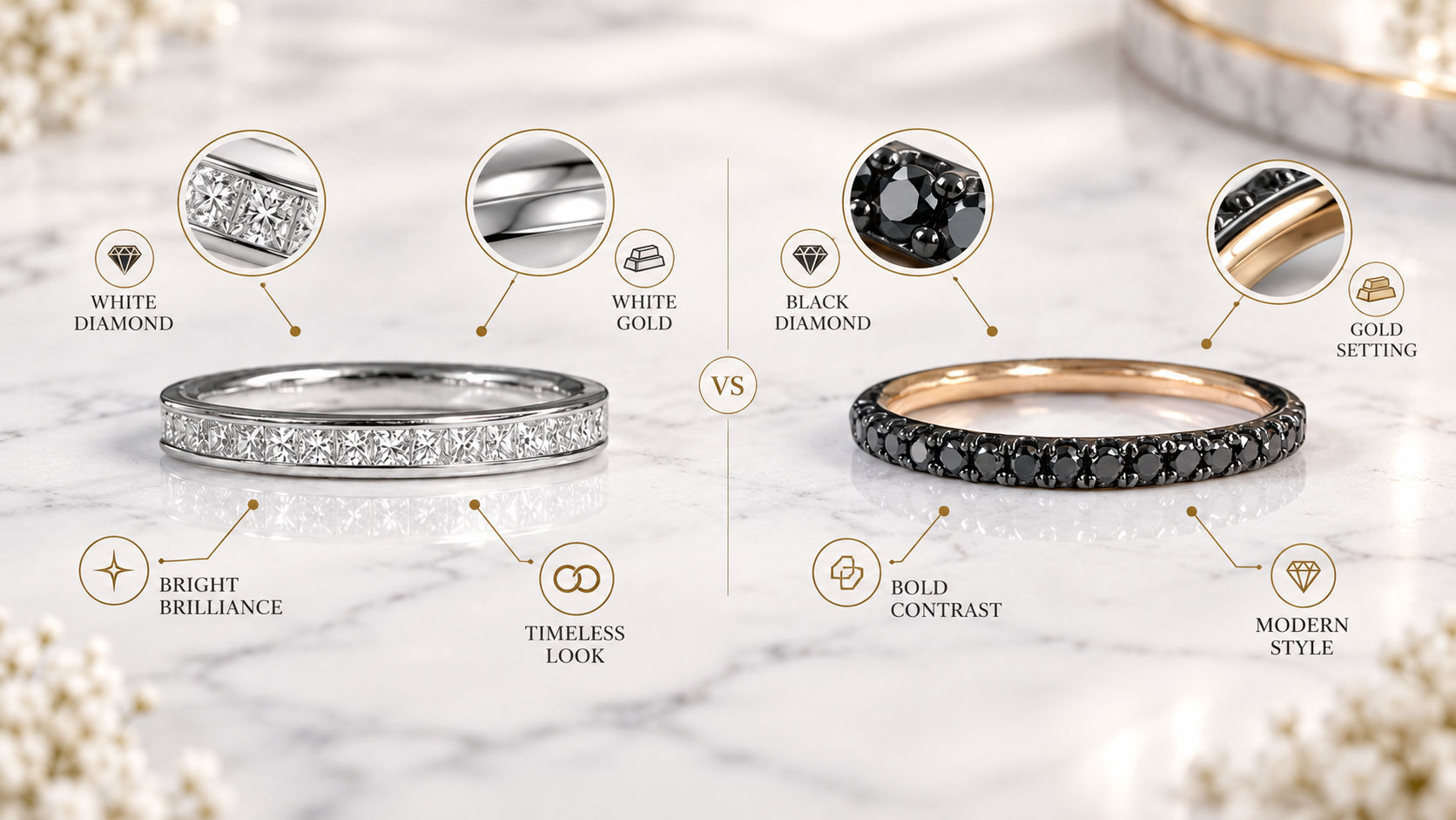 Black Diamond Ring