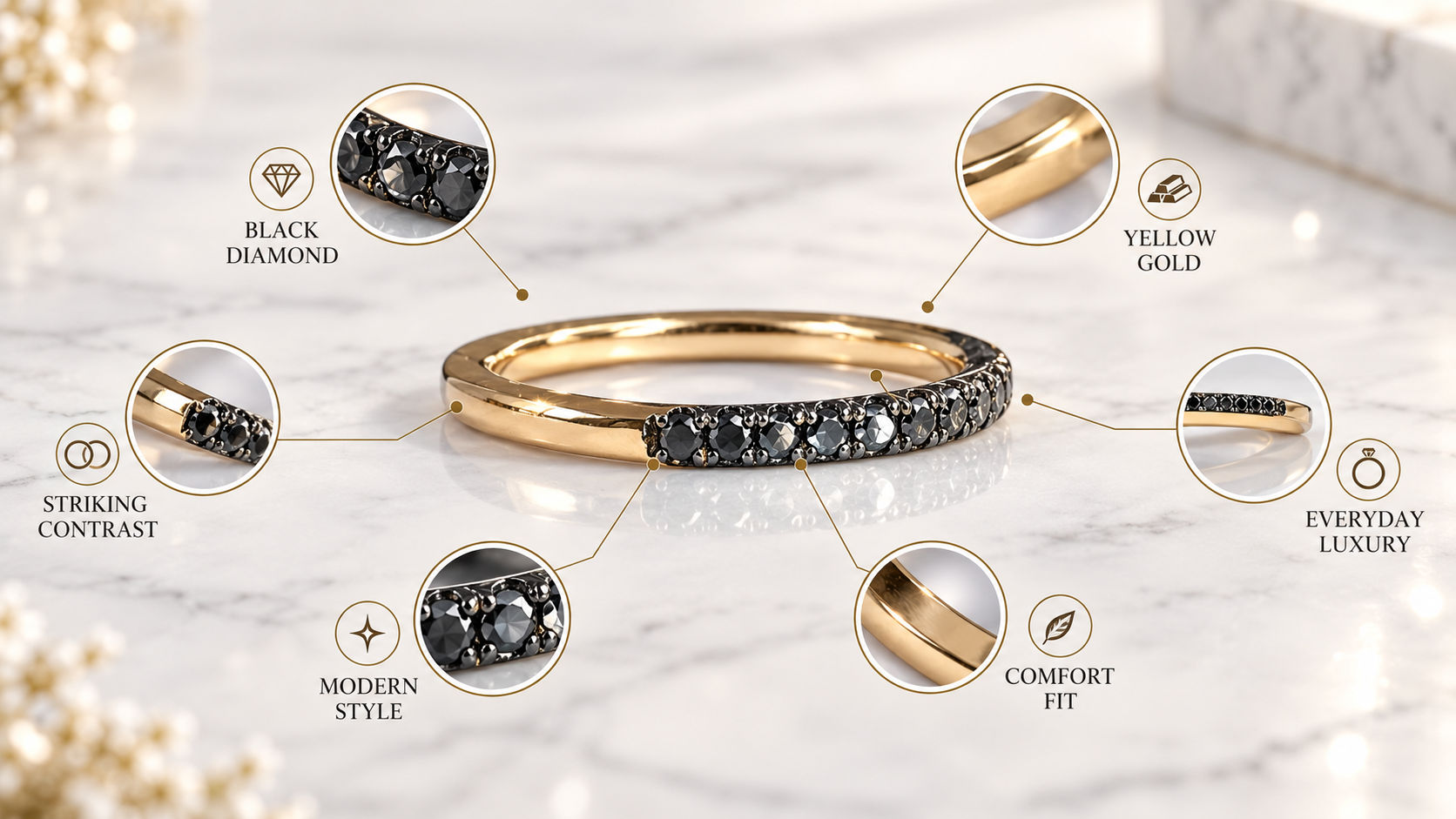 Black Diamond Ring