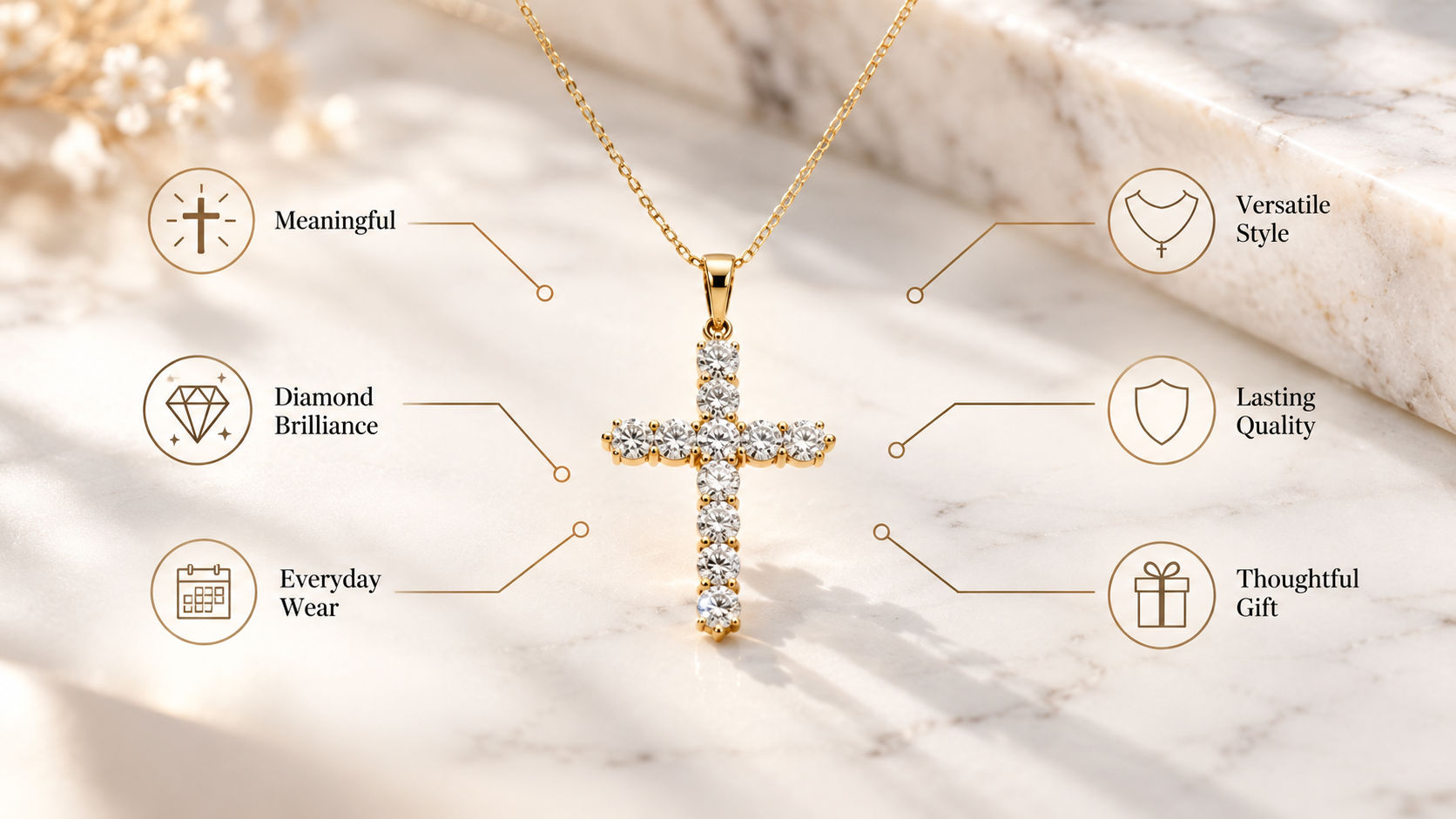 Diamond Cross Necklace