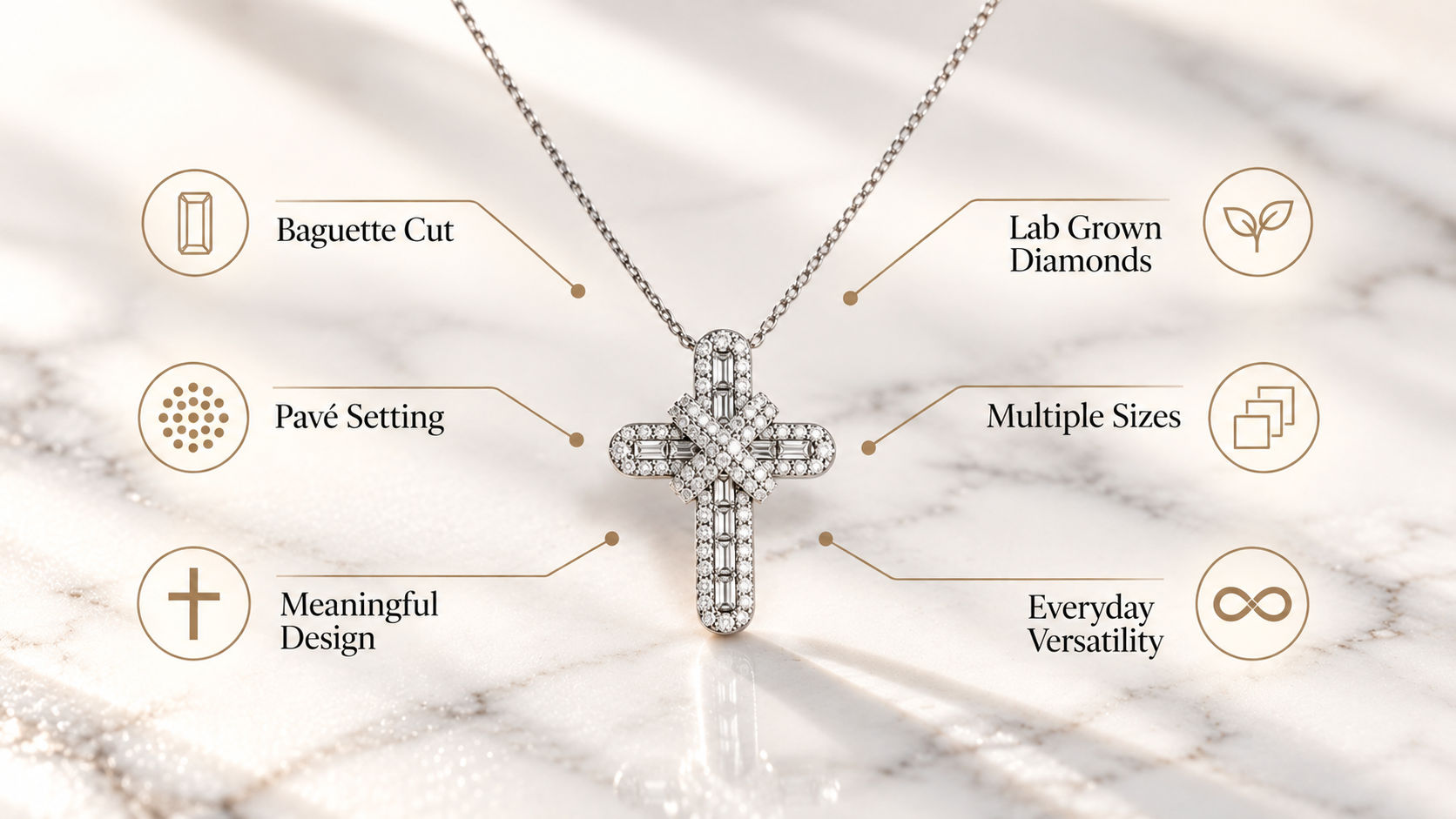Diamond Cross Necklace
