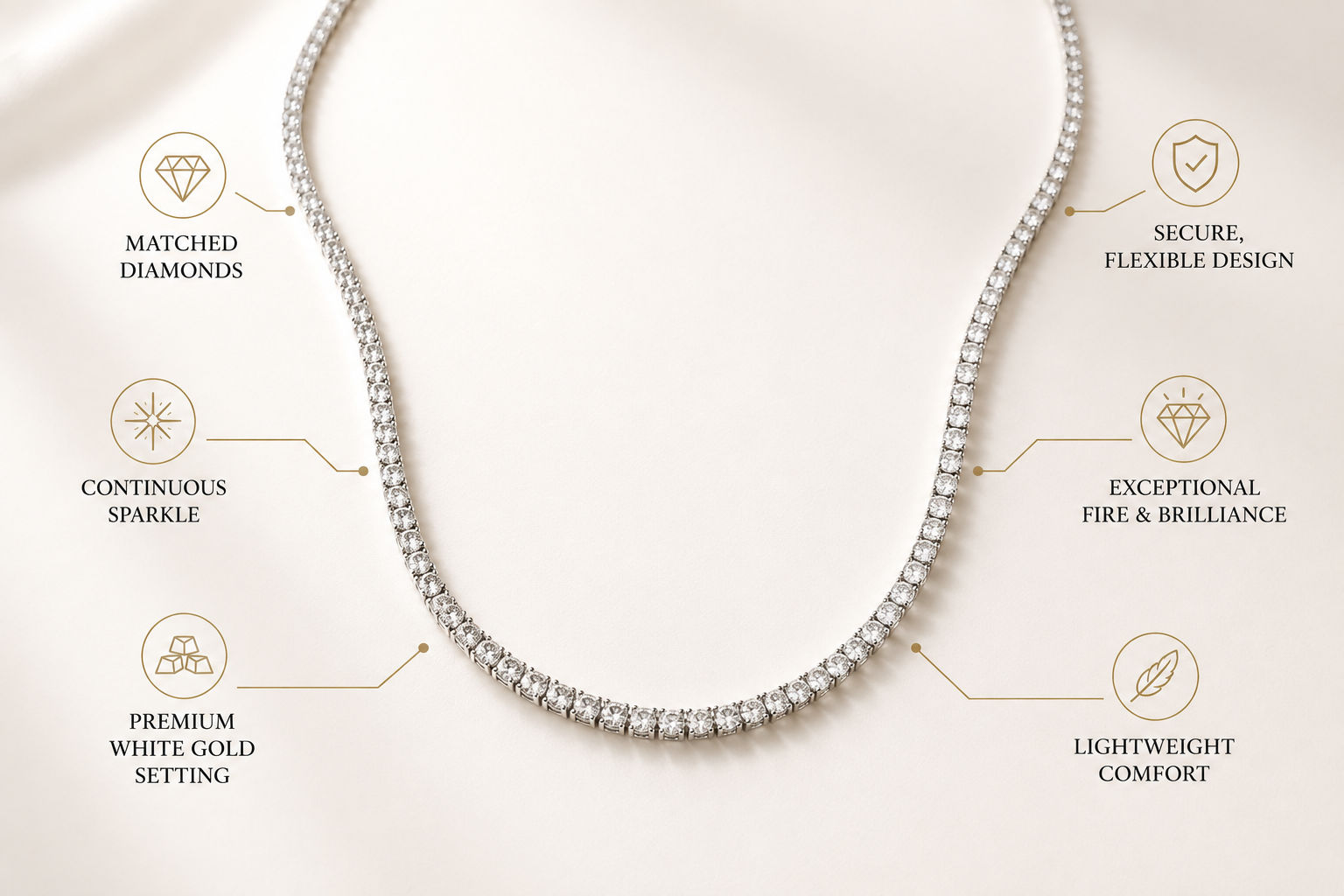 Diamond Tennis Necklace