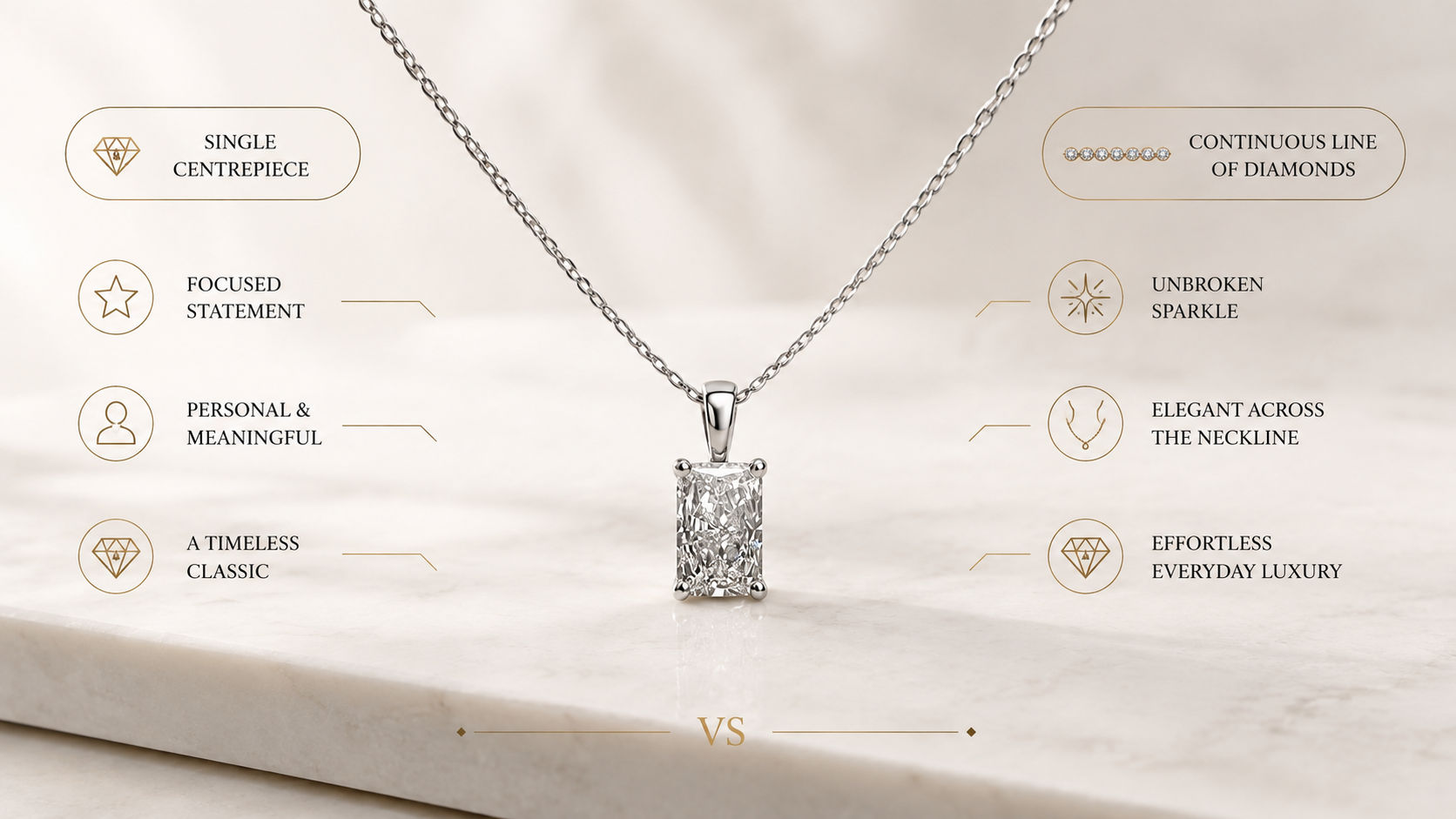 Diamond Solitaire Pendant