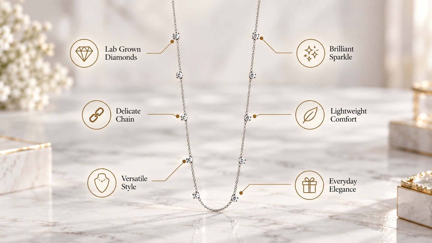 Lab Grown Diamond Necklace