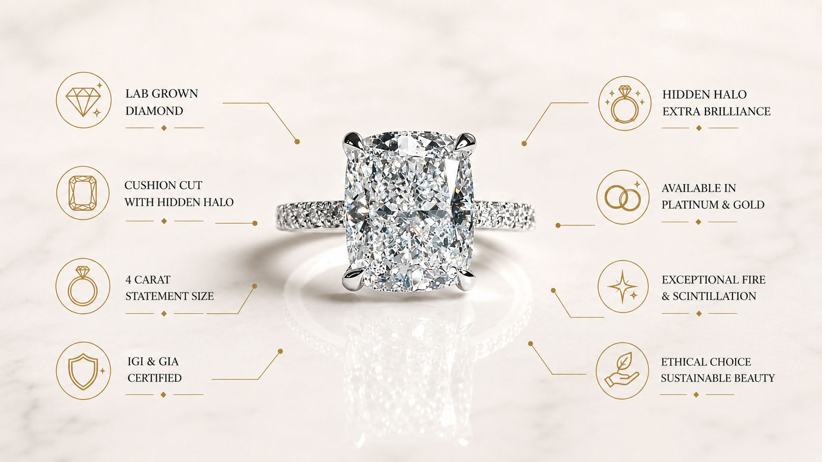 Lab Grown Diamond Engagement Rings