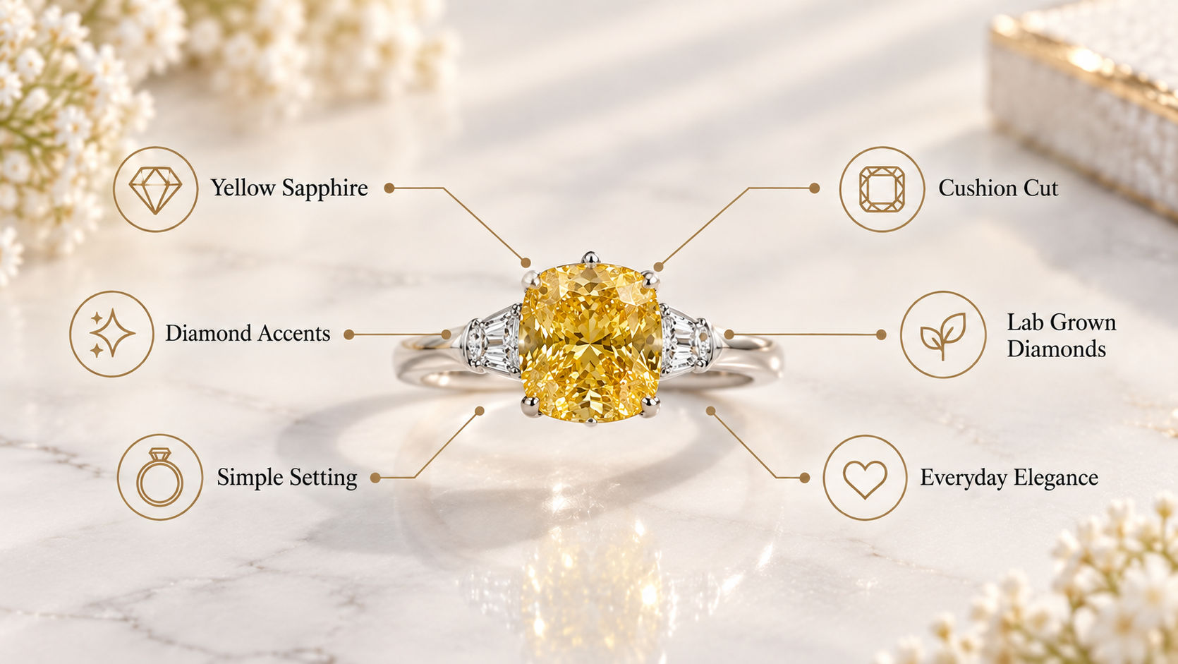 Yellow Sapphire Ring