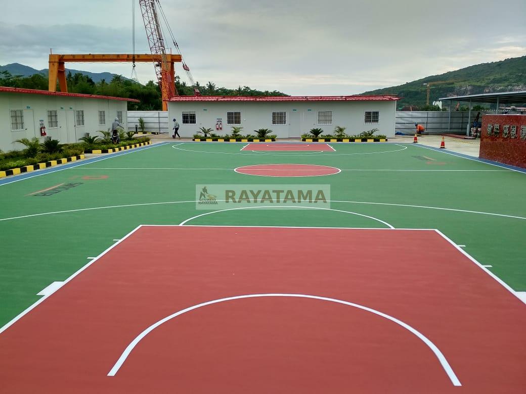 Bukan main, ternyata begini saja cara membuat lapangan basket yang