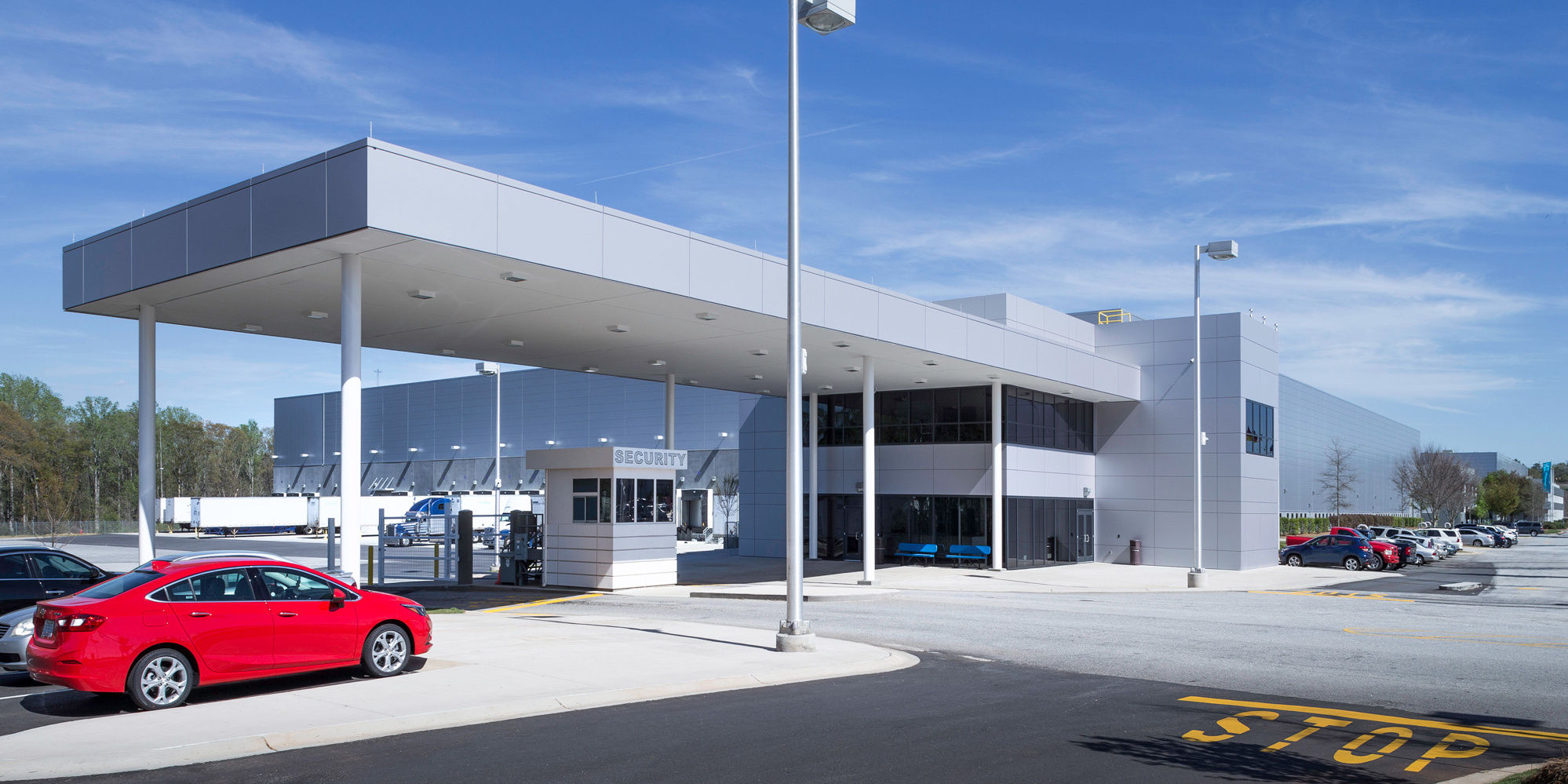 Neubau Spritzguss und Logistikhalle, USA, Duncan, DRÄXLMAIER Group