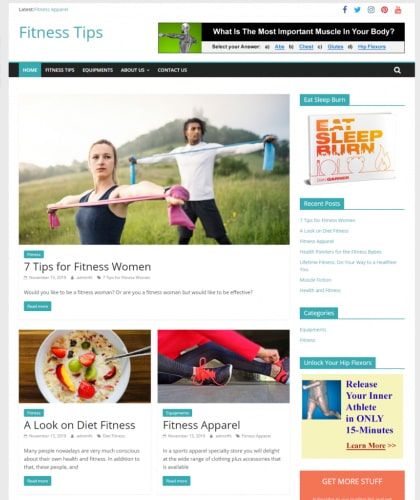 FITNESS BLOG