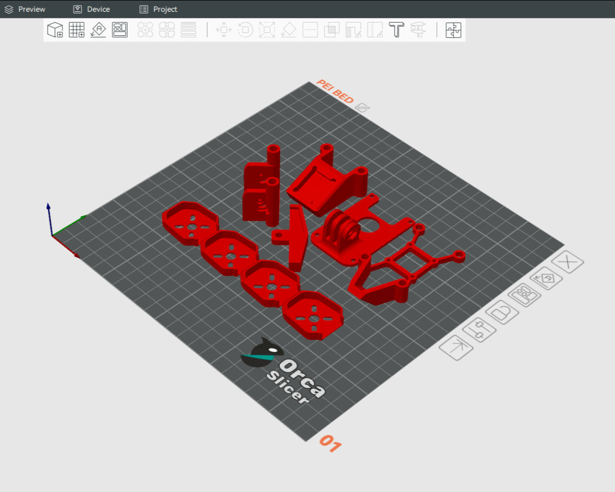 ZMR 250 5IN Frame 3D Printed TPU kit - ₹499 | IDRL Market | IDRL