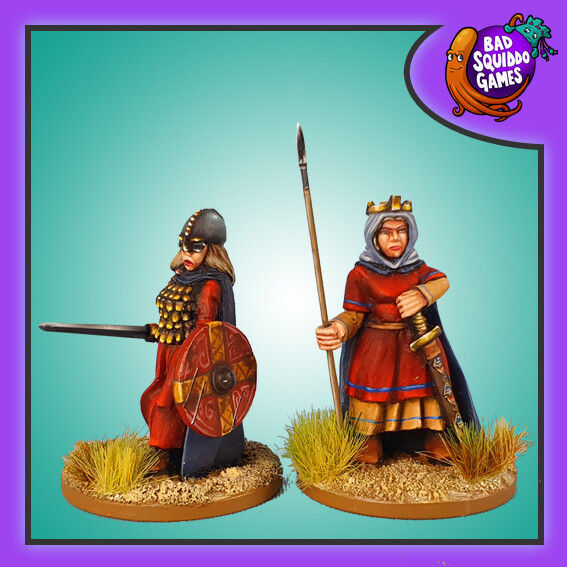 Shield Maidens (4) – Footsore Miniatures & Games Limited