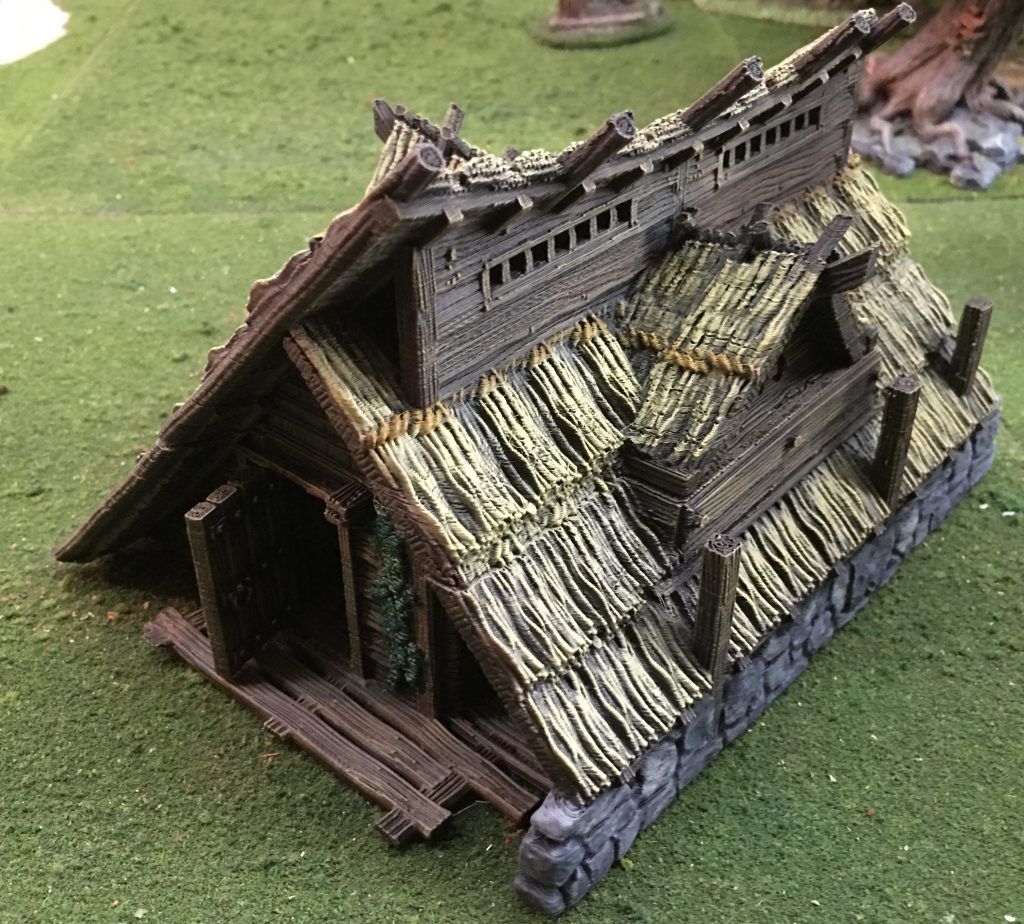 28mm viking saga wargames model buildings