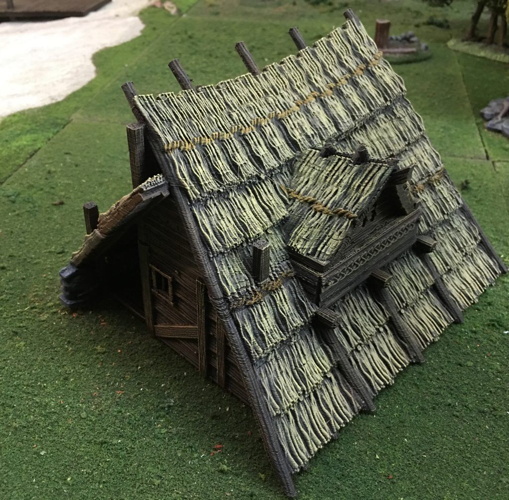 28mm viking saga wargames model buildings