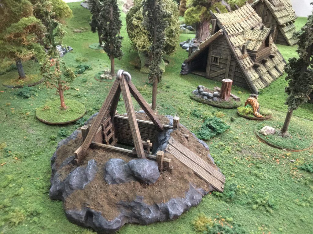 28mm viking saga wargames model buildings