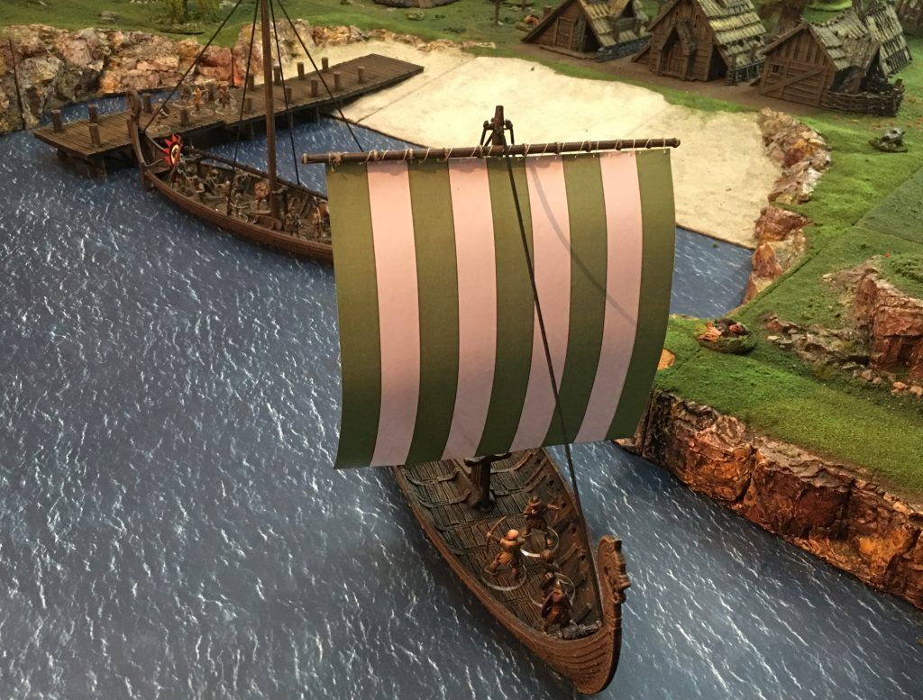 Viking Saga 28mm Longboats designed by Iain Lovecraft