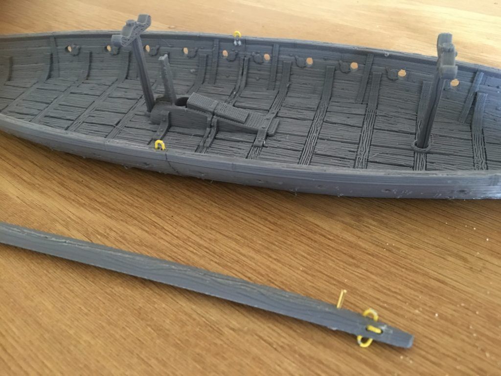 Rigging 28mm Viking Longboat