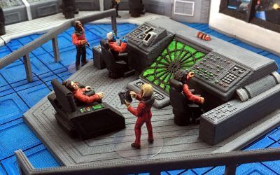 Star Trek Miniatures Gaming – The Bridge of the USS Cousteau