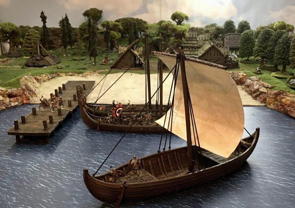 Viking Saga Merchant Trading Ship Knarr Sally 4th