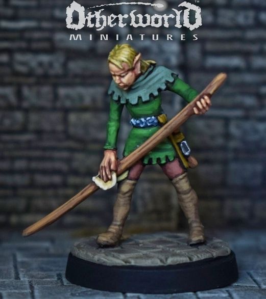 Elvish Bowyer Sally 4th 28mm Fantasy And Gaming Miniatures