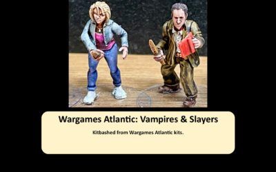 Plastic Vampire Slayers and Modern Vampires from Wargames Atlantic