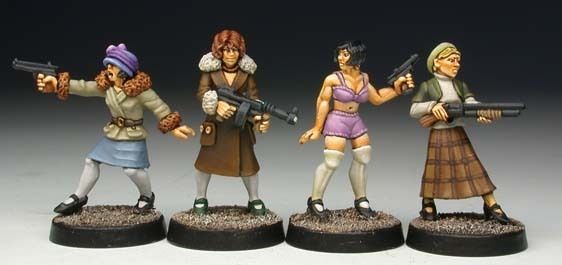 Gun Molls Copplestone Castings Sally 4th 28mm Fantasy Gaming 