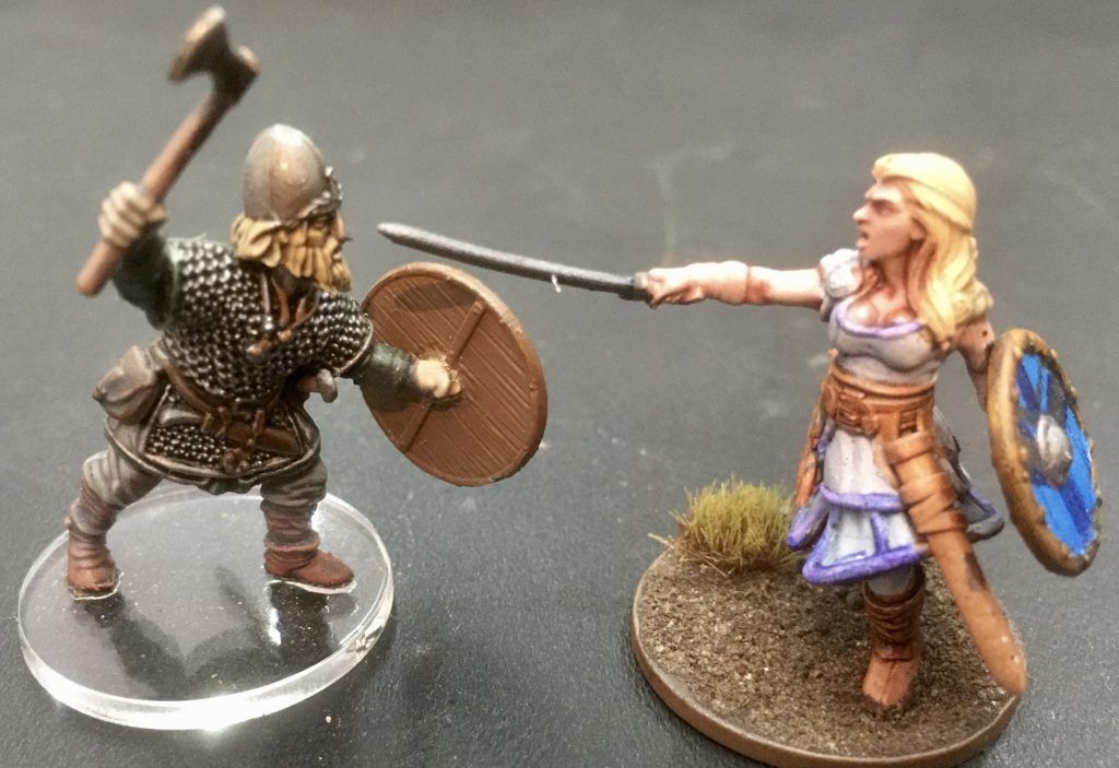 SAGA: Viking Age - Shieldmaiden Warband (4pt Viking, Metal)