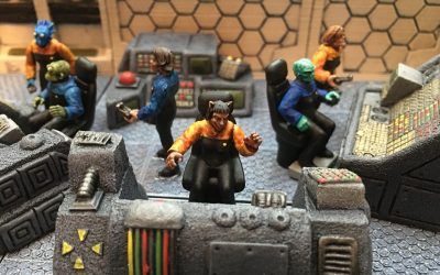 Please remain seated – 28mm Seated Sci Fi Miniatures