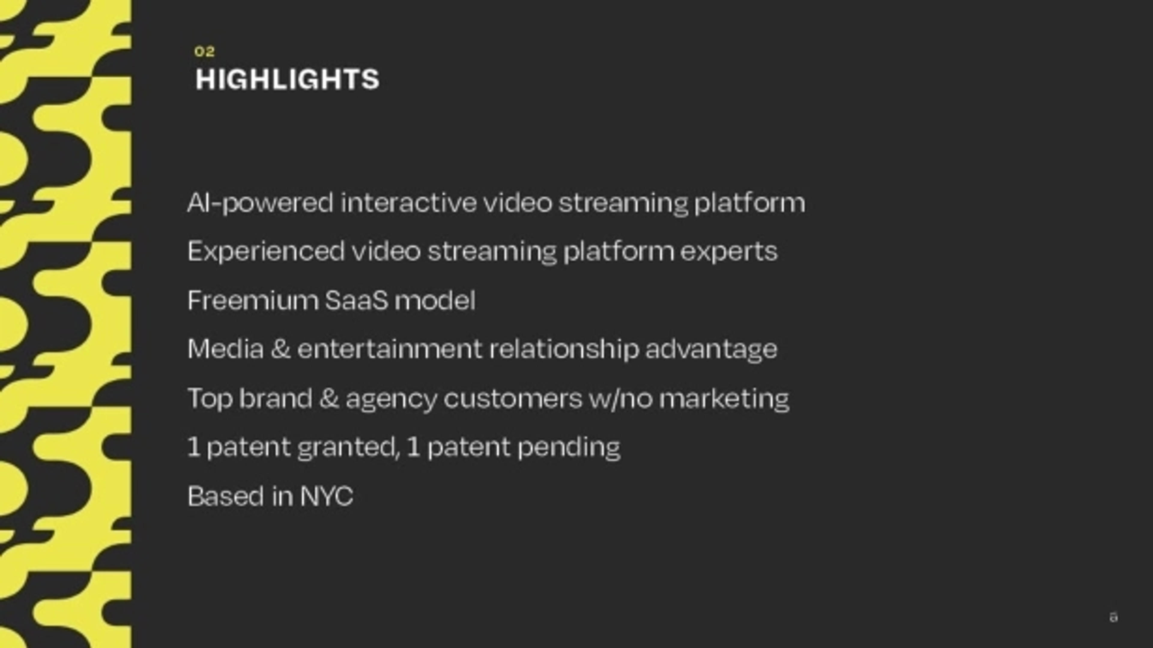 Adventr Deck - Page #2 - Executive Summary Slide