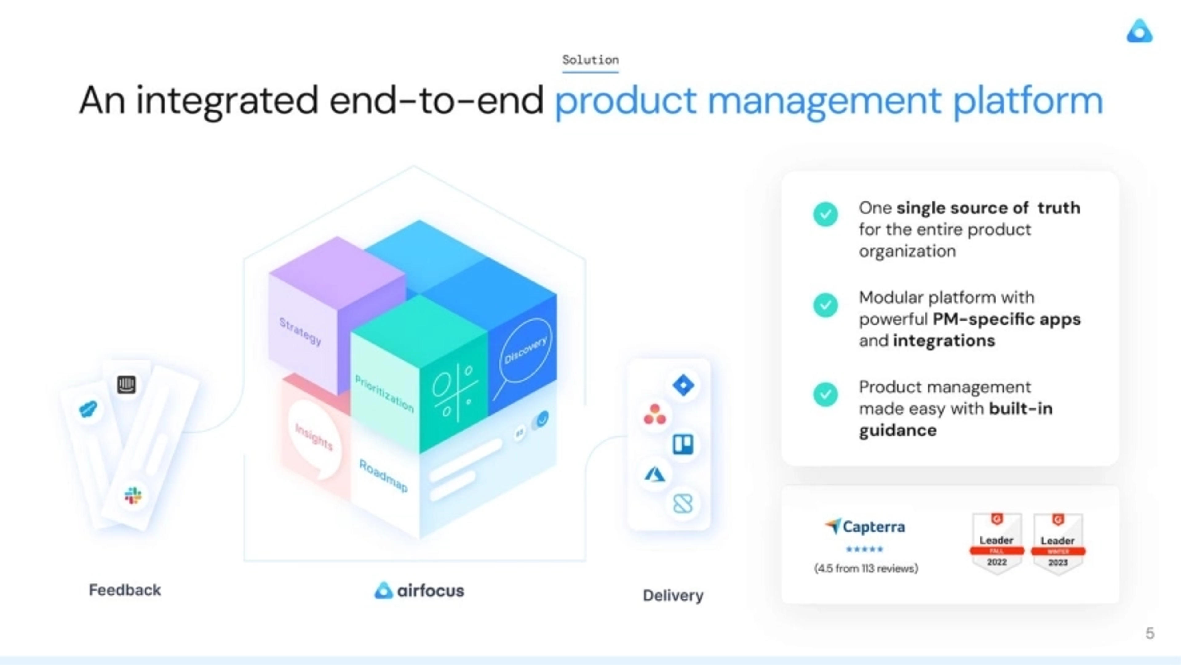 Airfocus Deck - Page #5 - Solution Slide