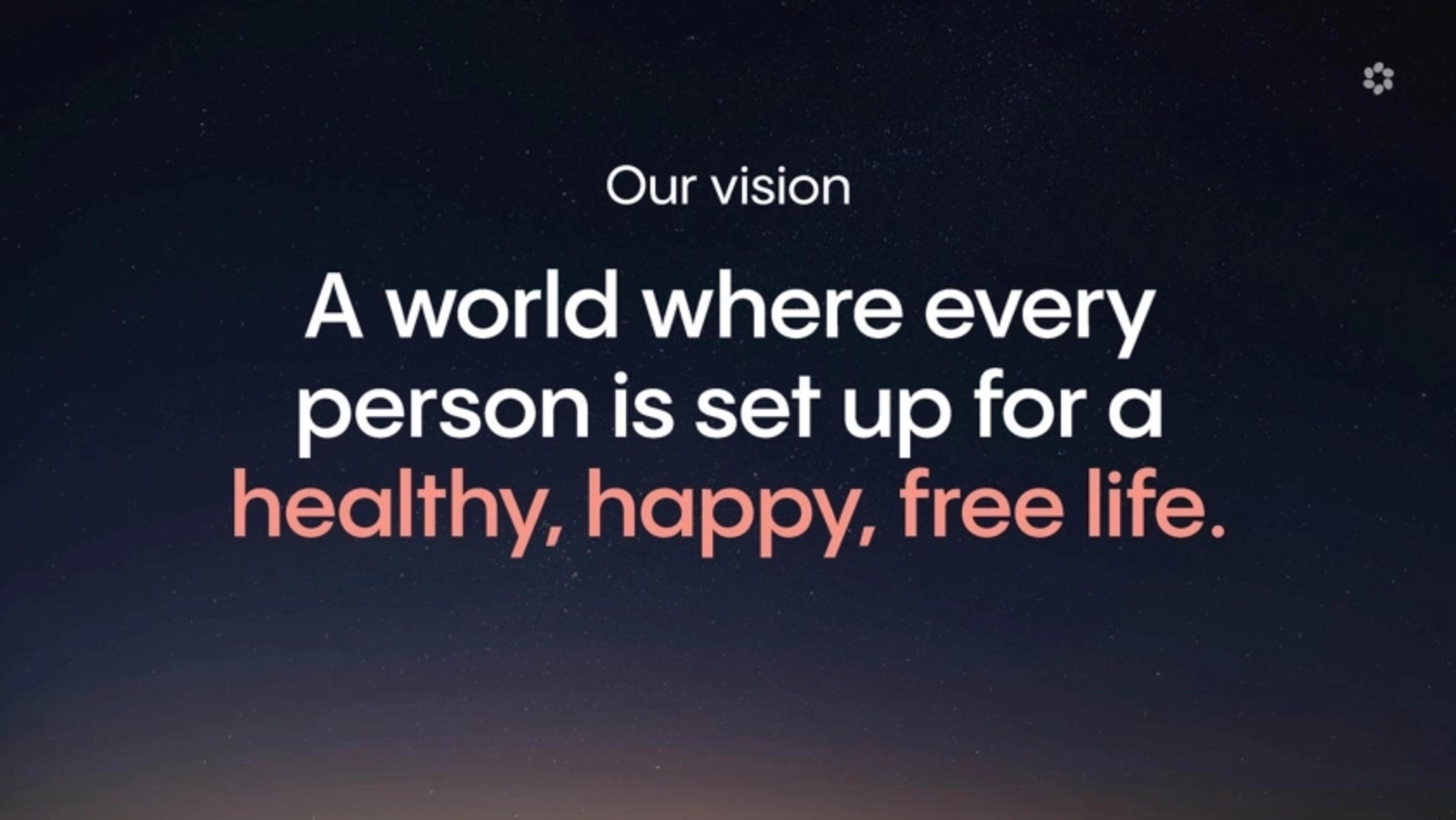 Alba Health Deck - Page #14 - Mission-Vision Slide