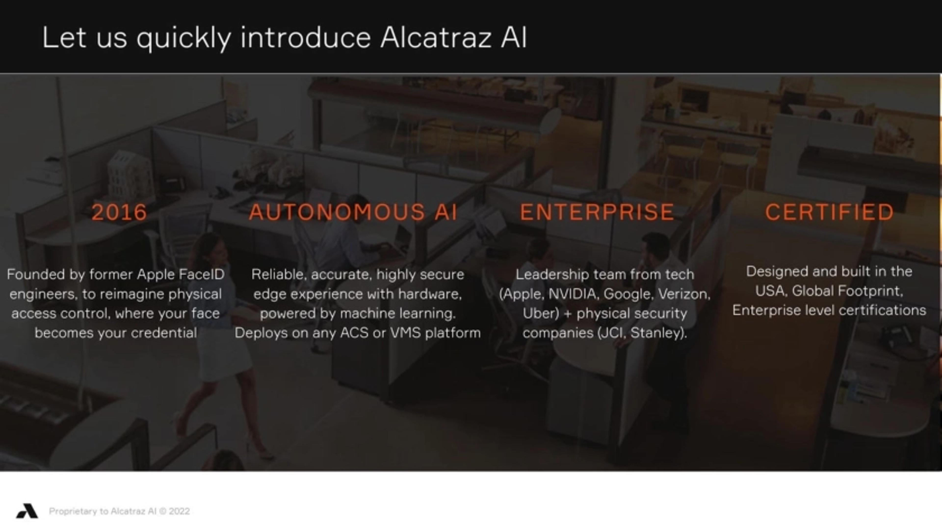 Alcatraz AI Deck - Page #3 - Title Slide