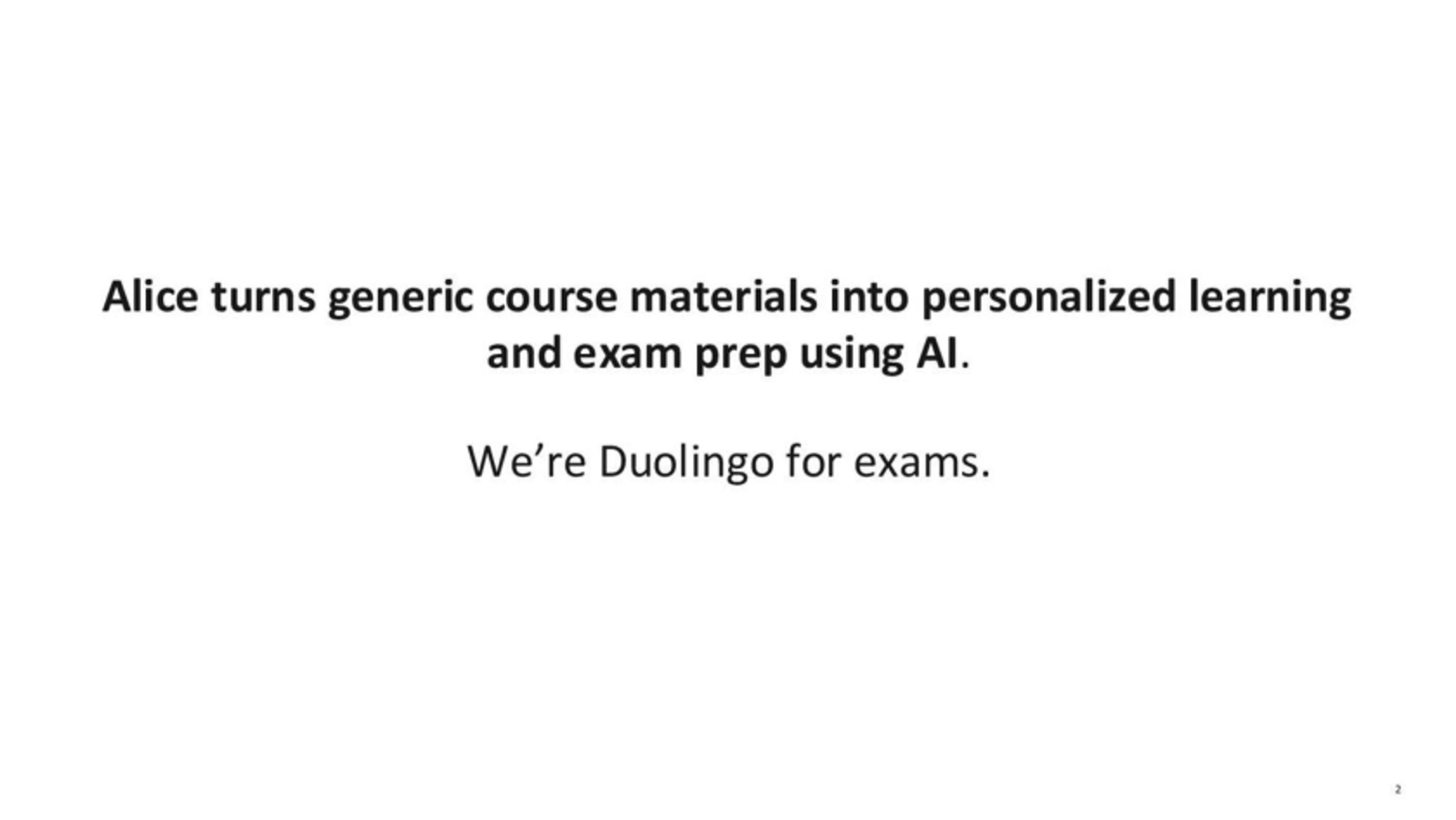 Alice Tech Deck - Page #2 - Solution Slide