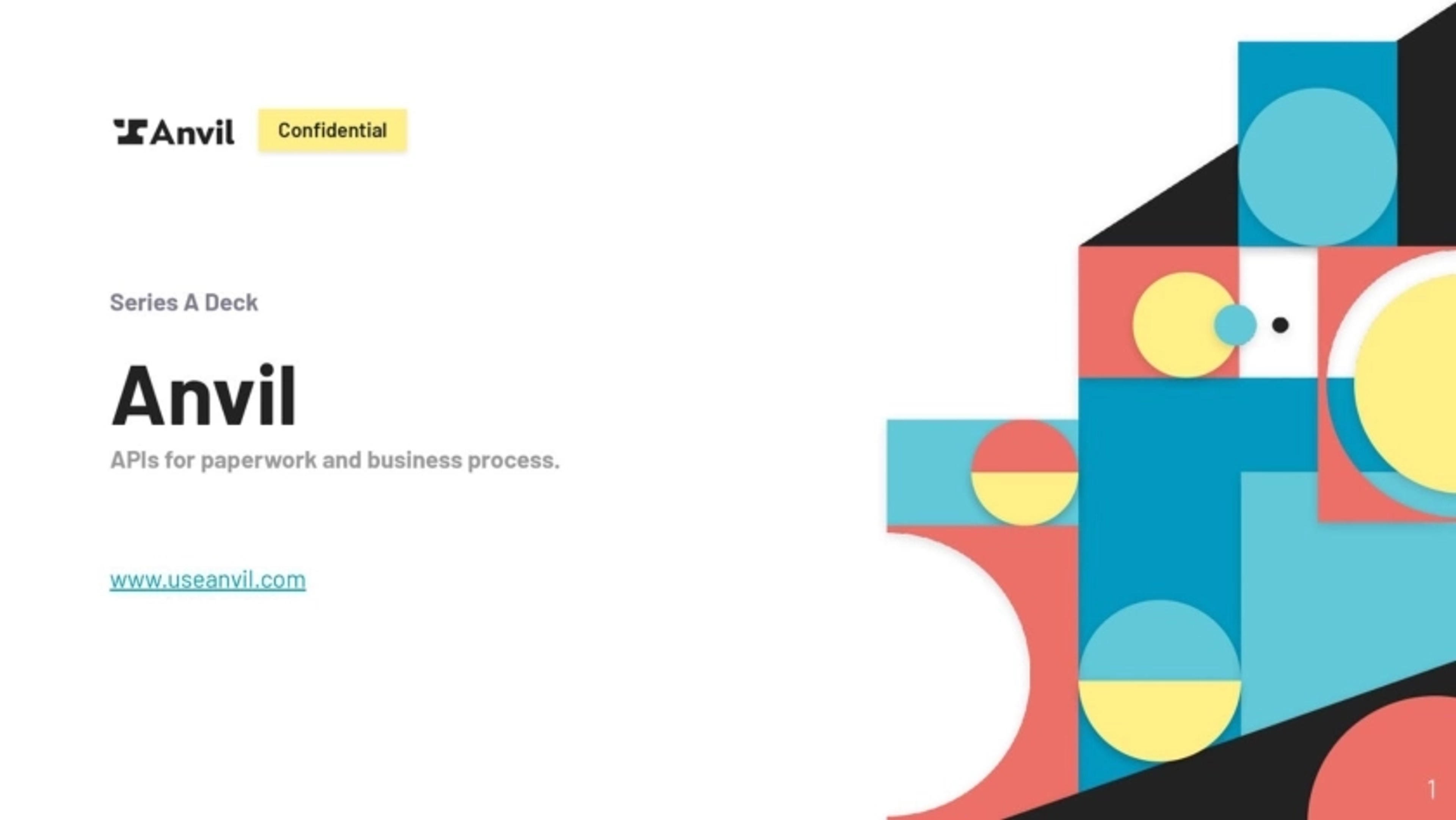 Anvil Deck - Page #1 - Title Slide