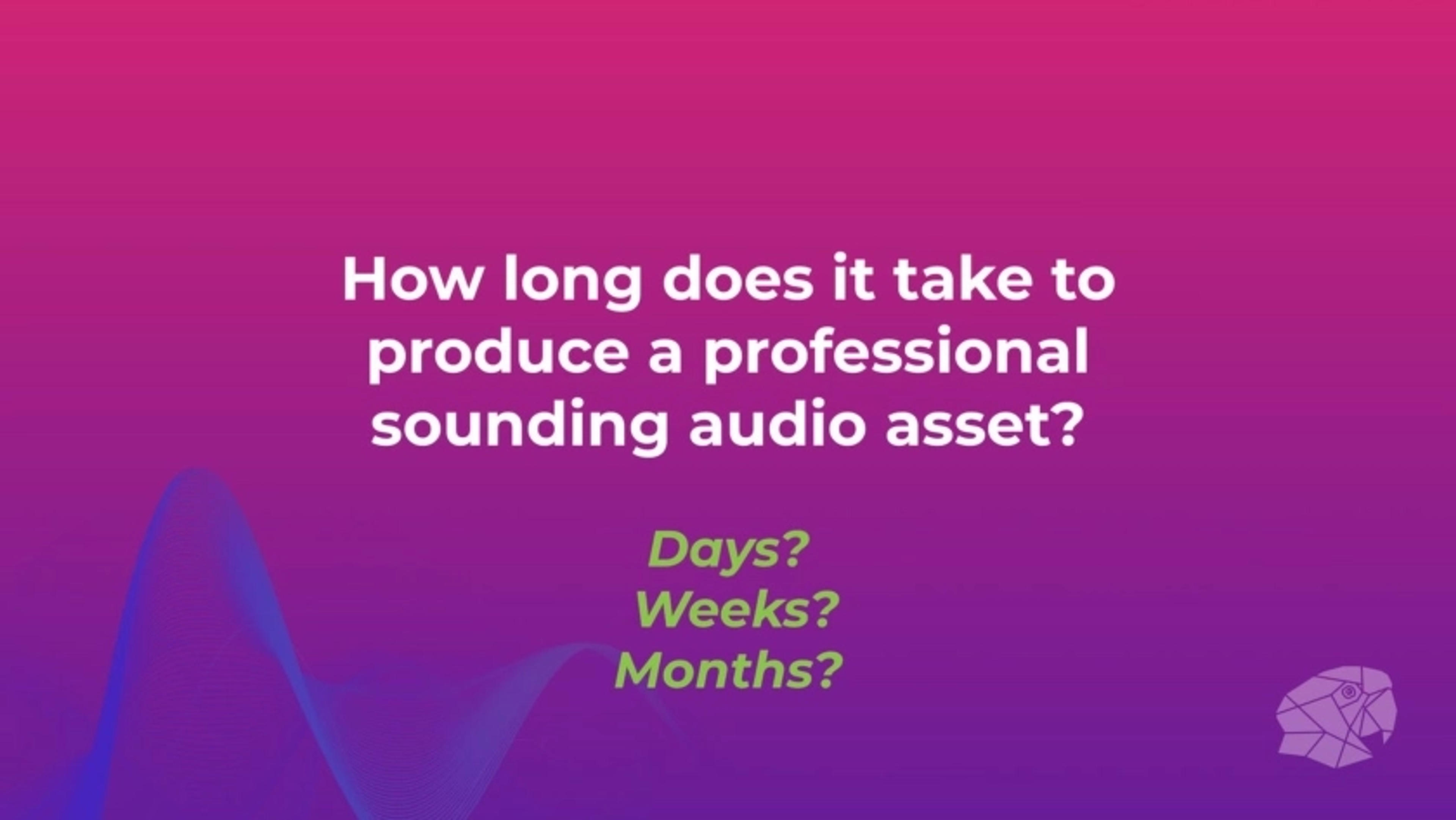 Audiostack Deck - Page #2 - Problem Slide
