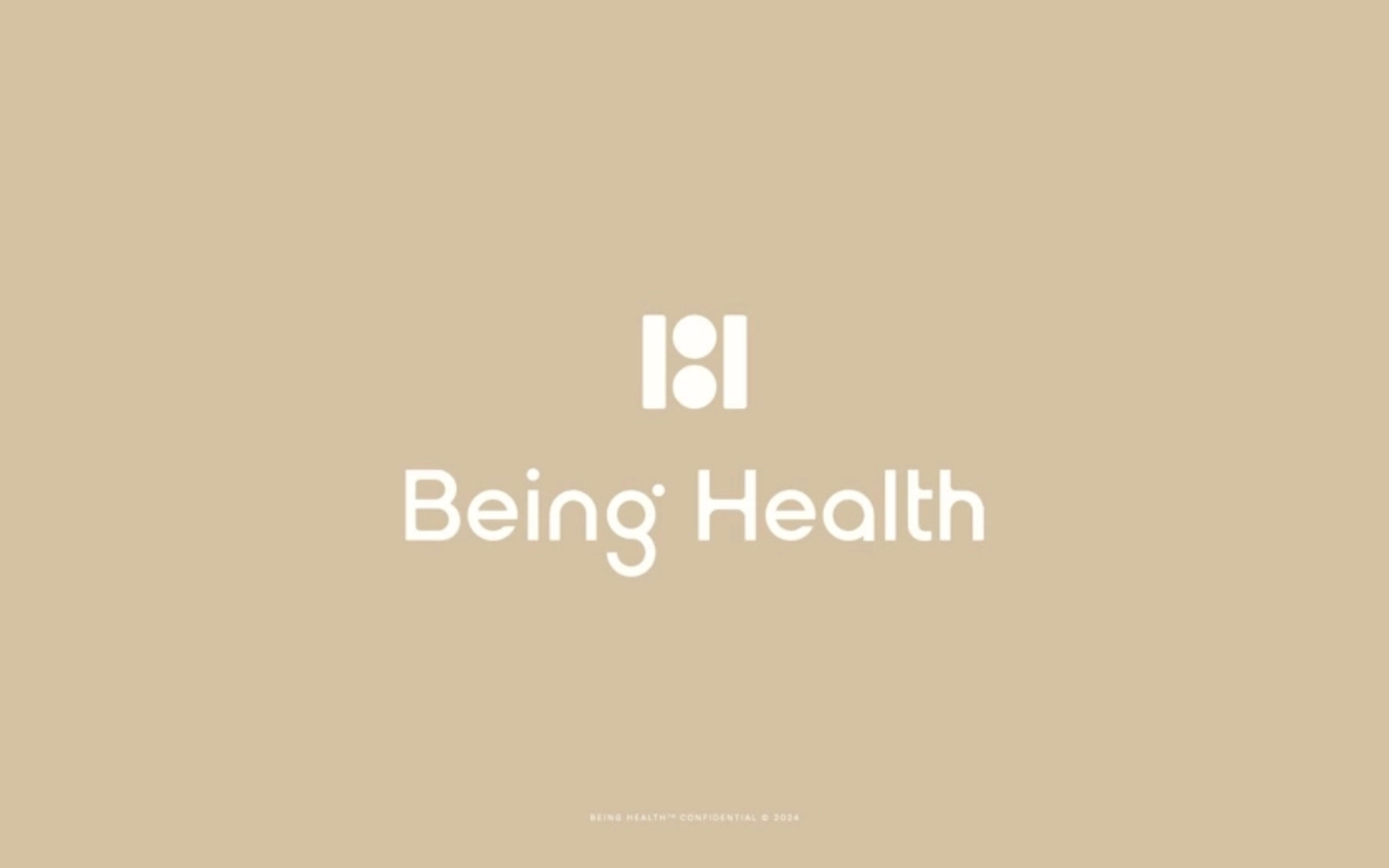 BeingHealth Deck - Page #1 - Title Slide