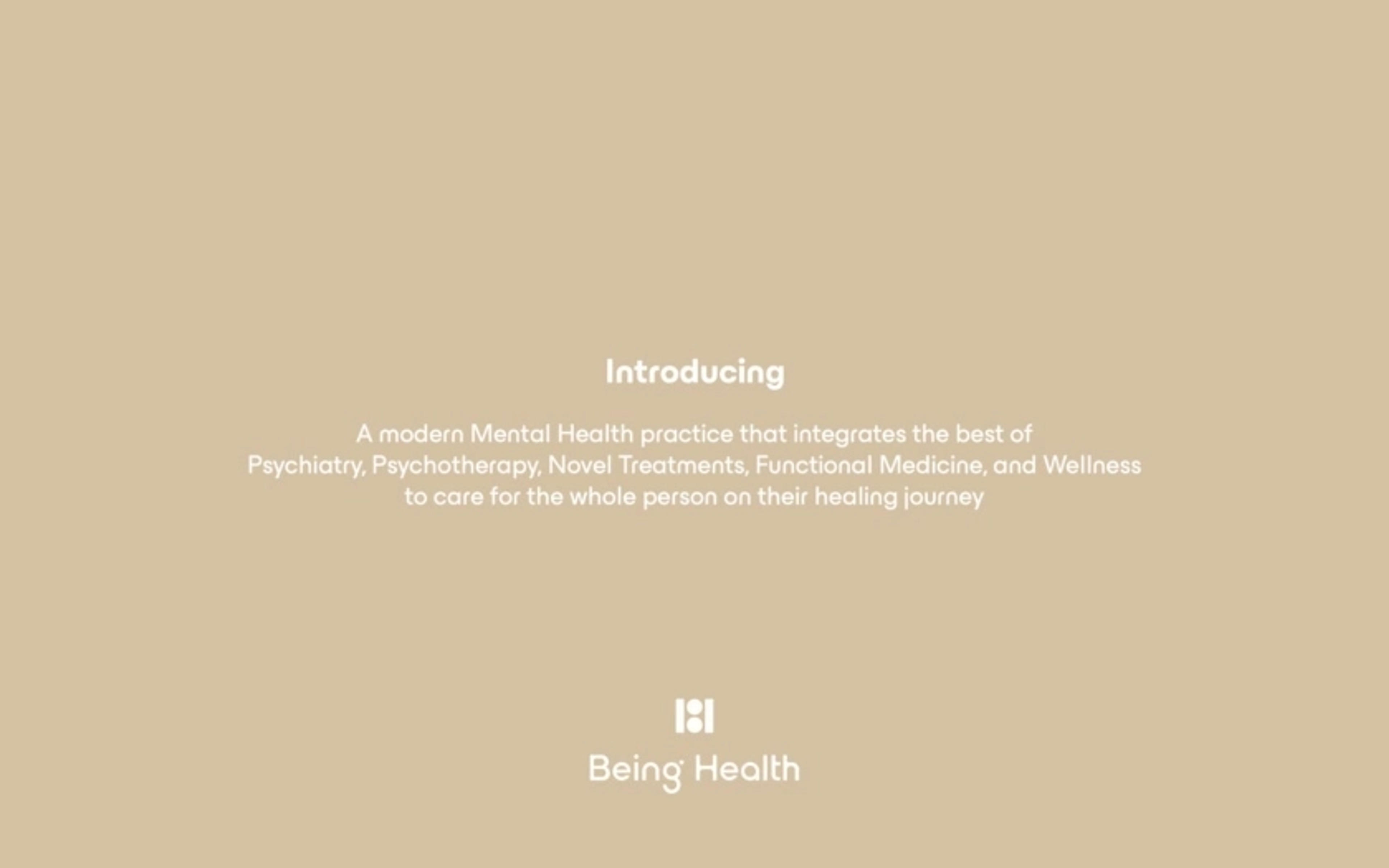 BeingHealth Deck - Page #5 - Solution Slide