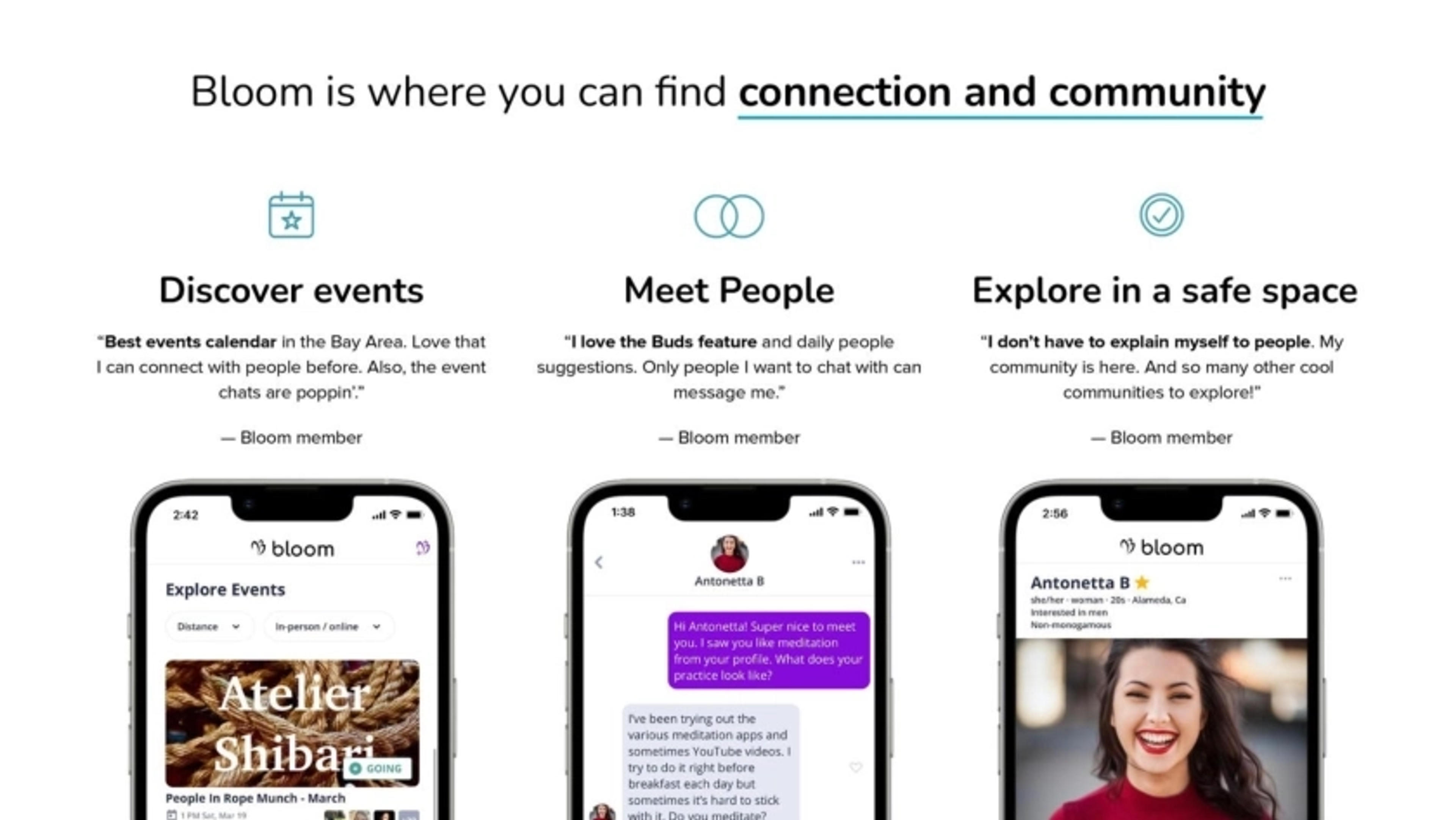 Bloom Community Deck - Page #5 - Solution Slide