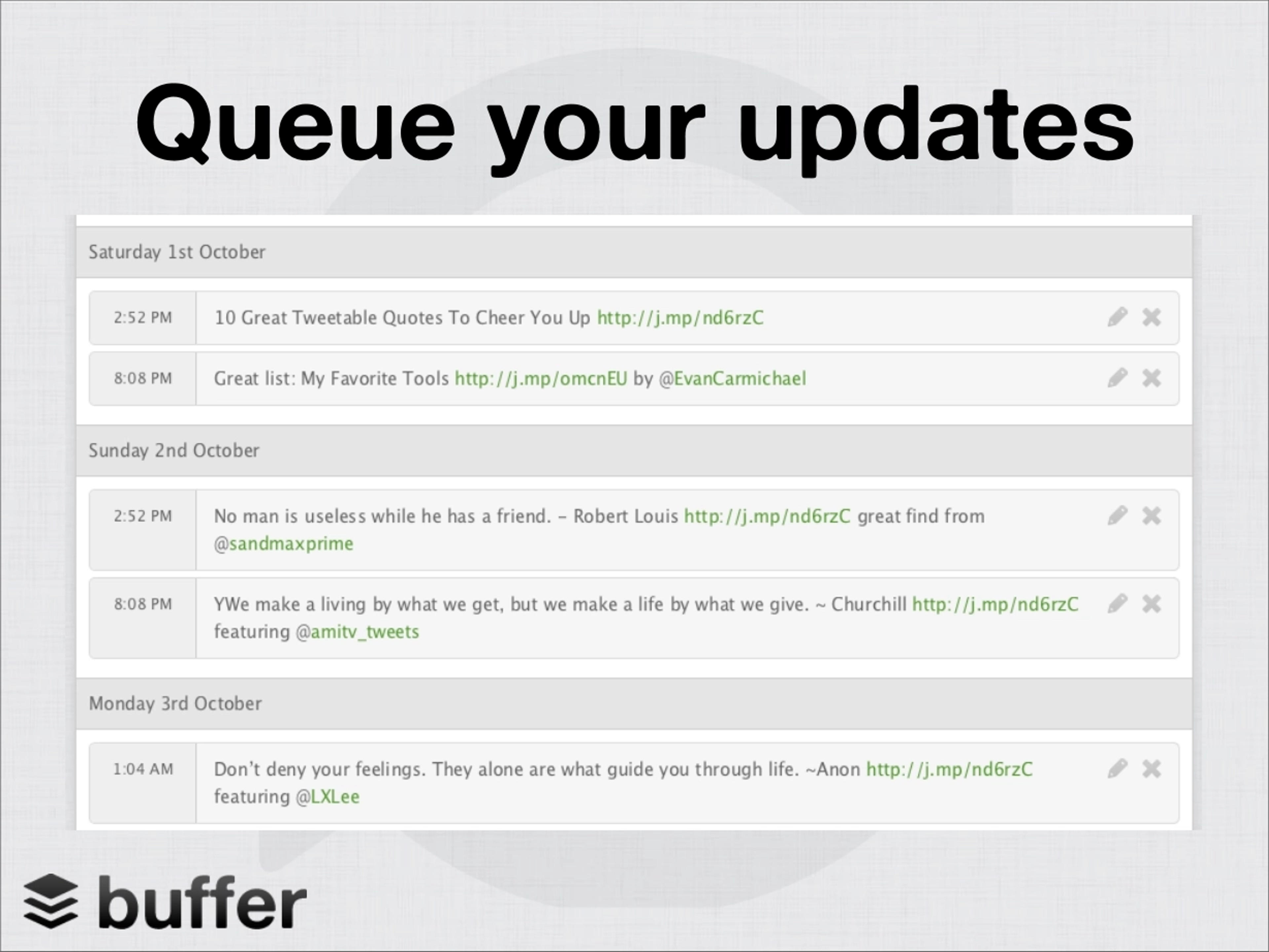 Buffer Deck - Page #4 - Solution Slide