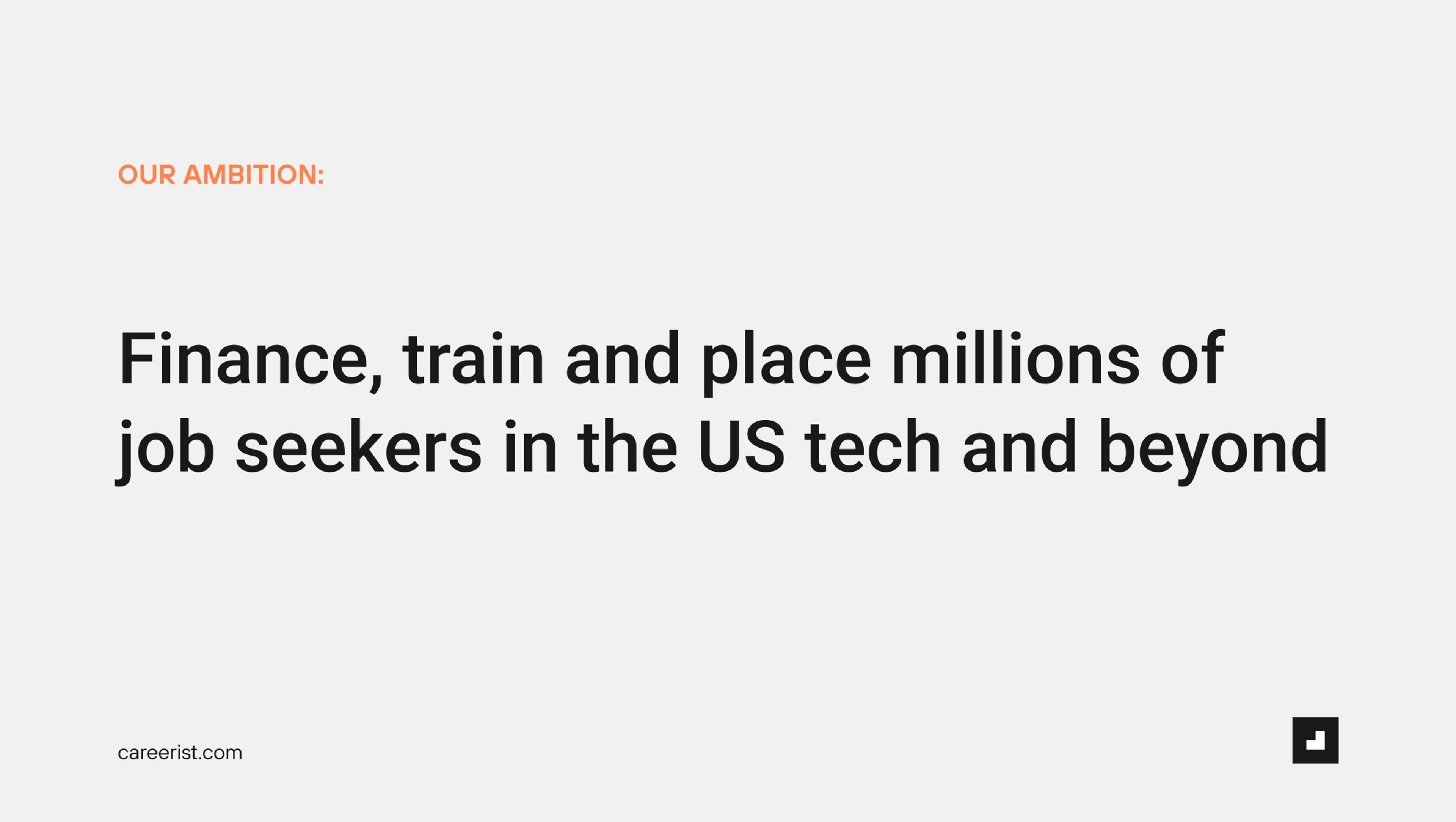 Careerist Deck - Page #2 - Mission-Vision Slide