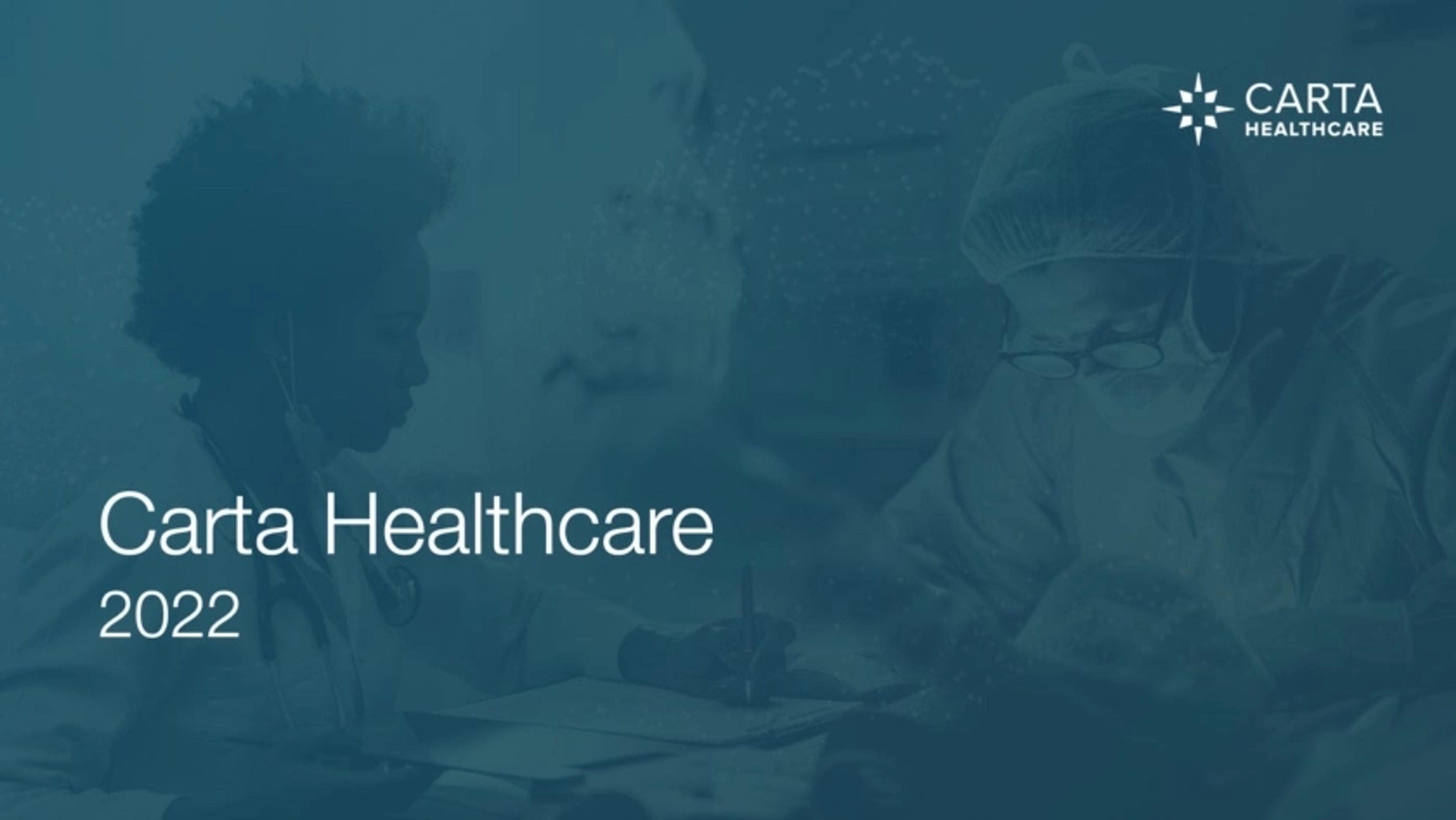 CartaHealth Deck - Page #1 - Title Slide