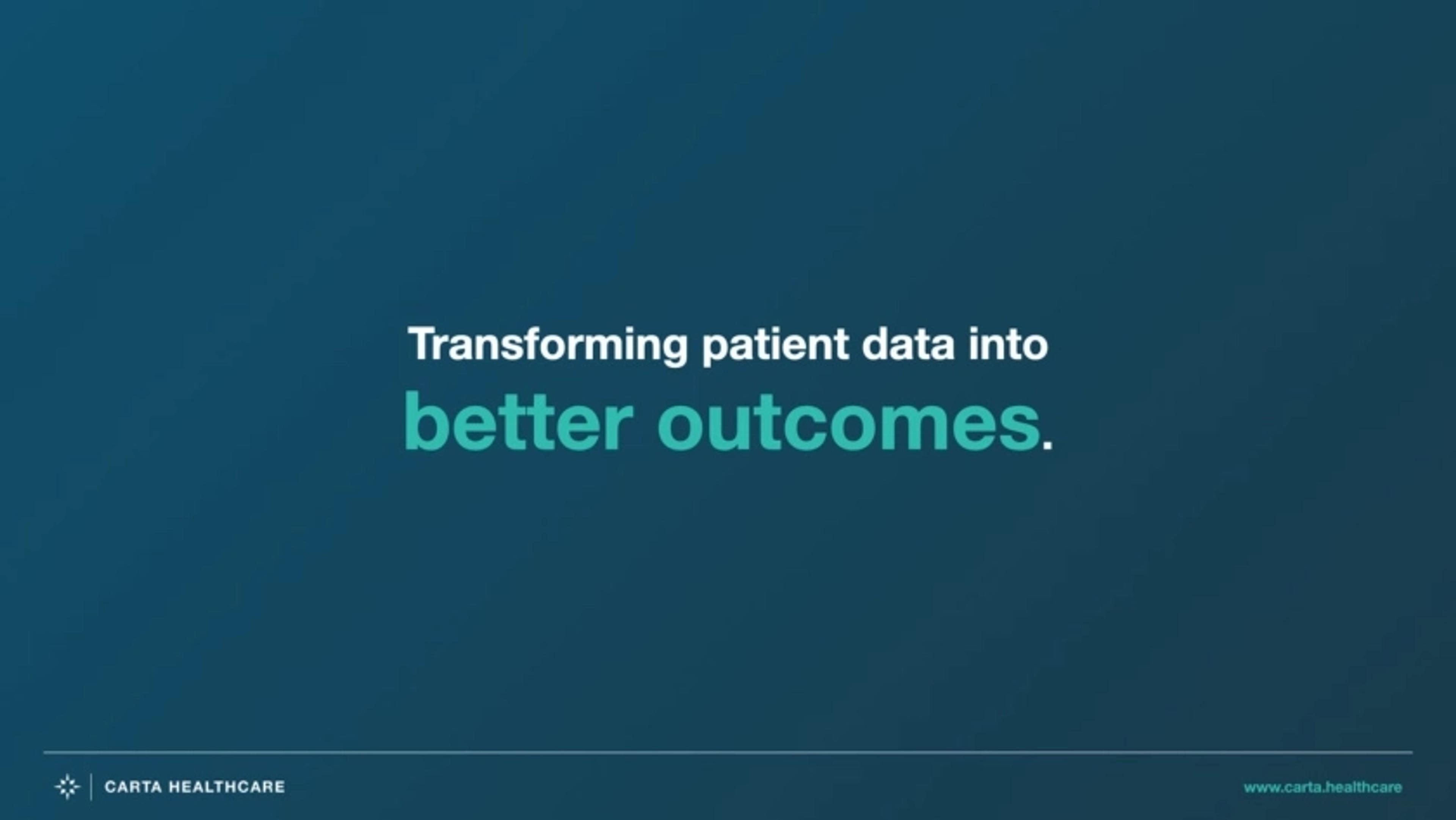 CartaHealth Deck - Page #2 - Solution Slide