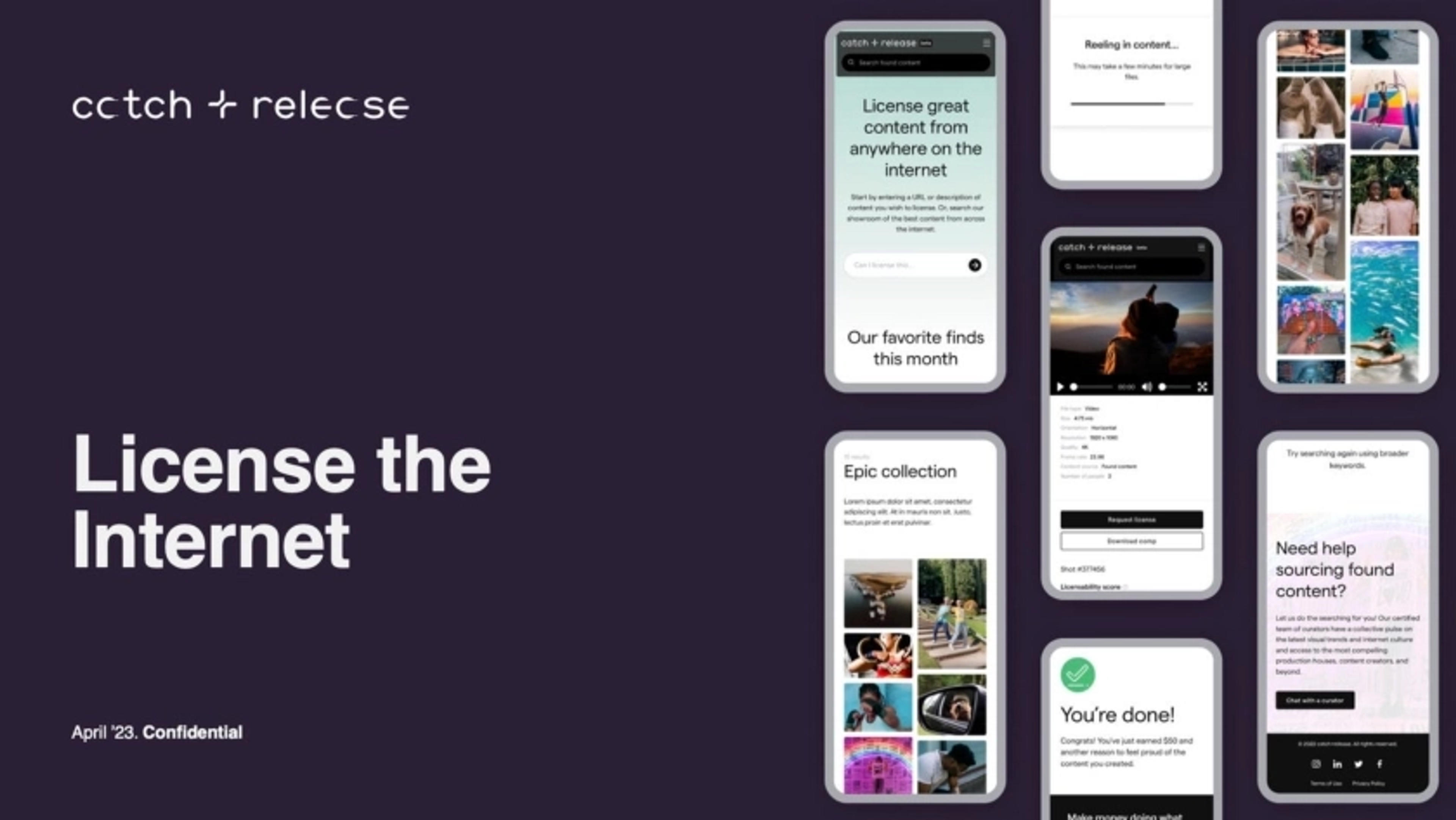 Catch+Release Deck - Page #1 - Title Slide