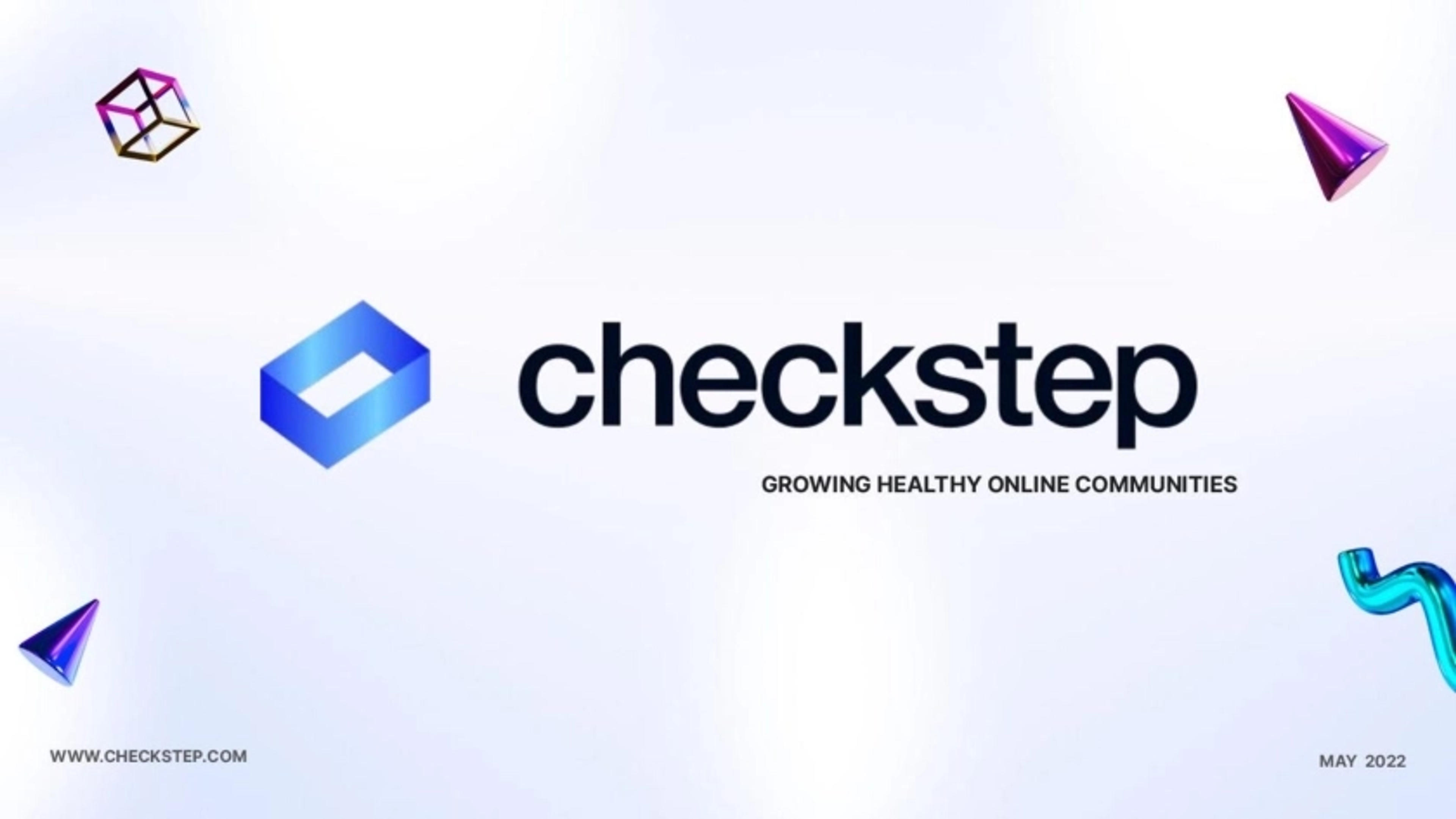 Checkstep Deck - Page #1 - Title Slide