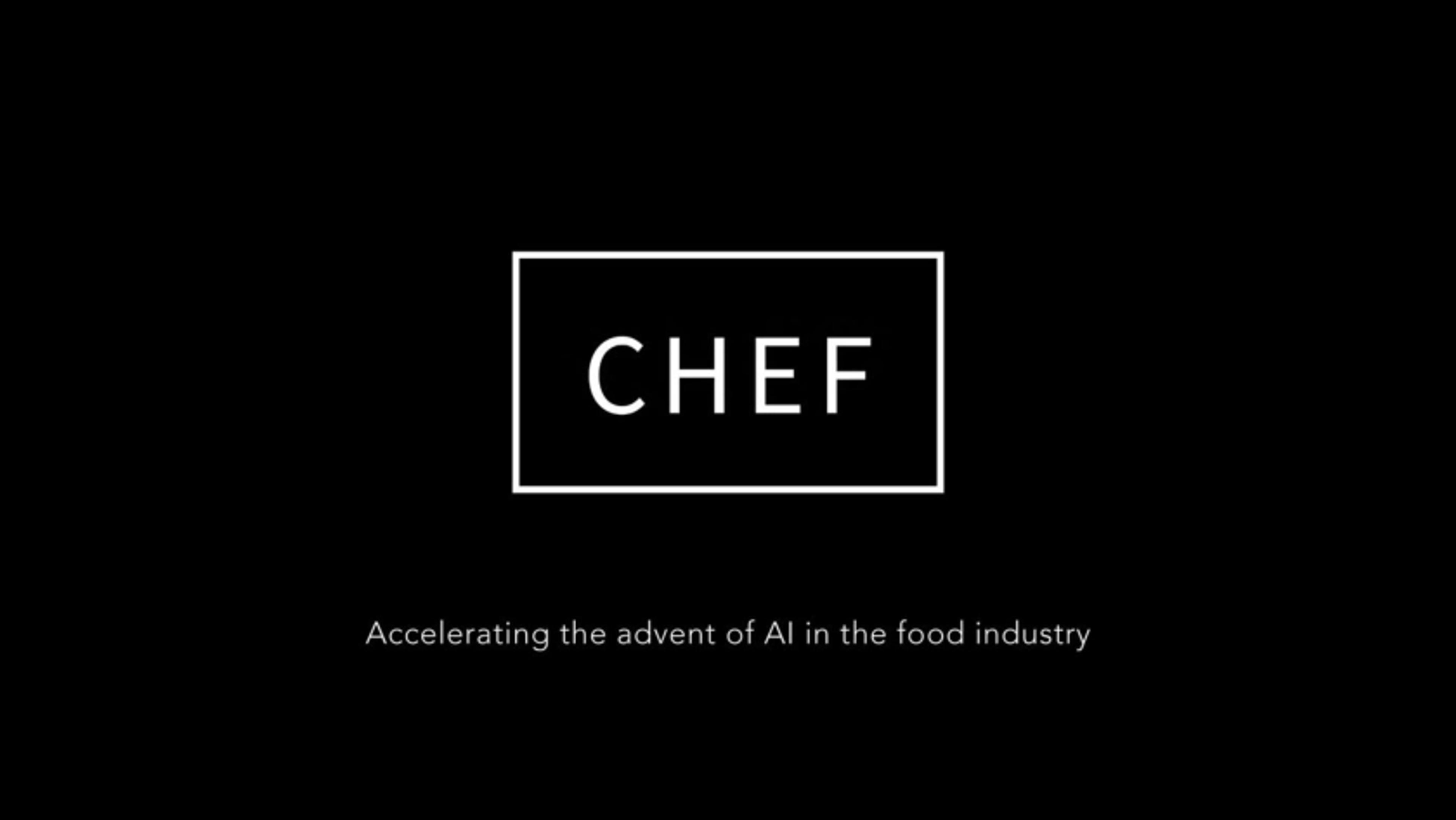 ChefRobotics Deck - Page #1 - Title Slide