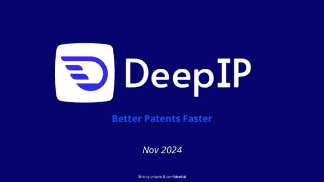 DeepIP Deck - Page #1 - Title Slide