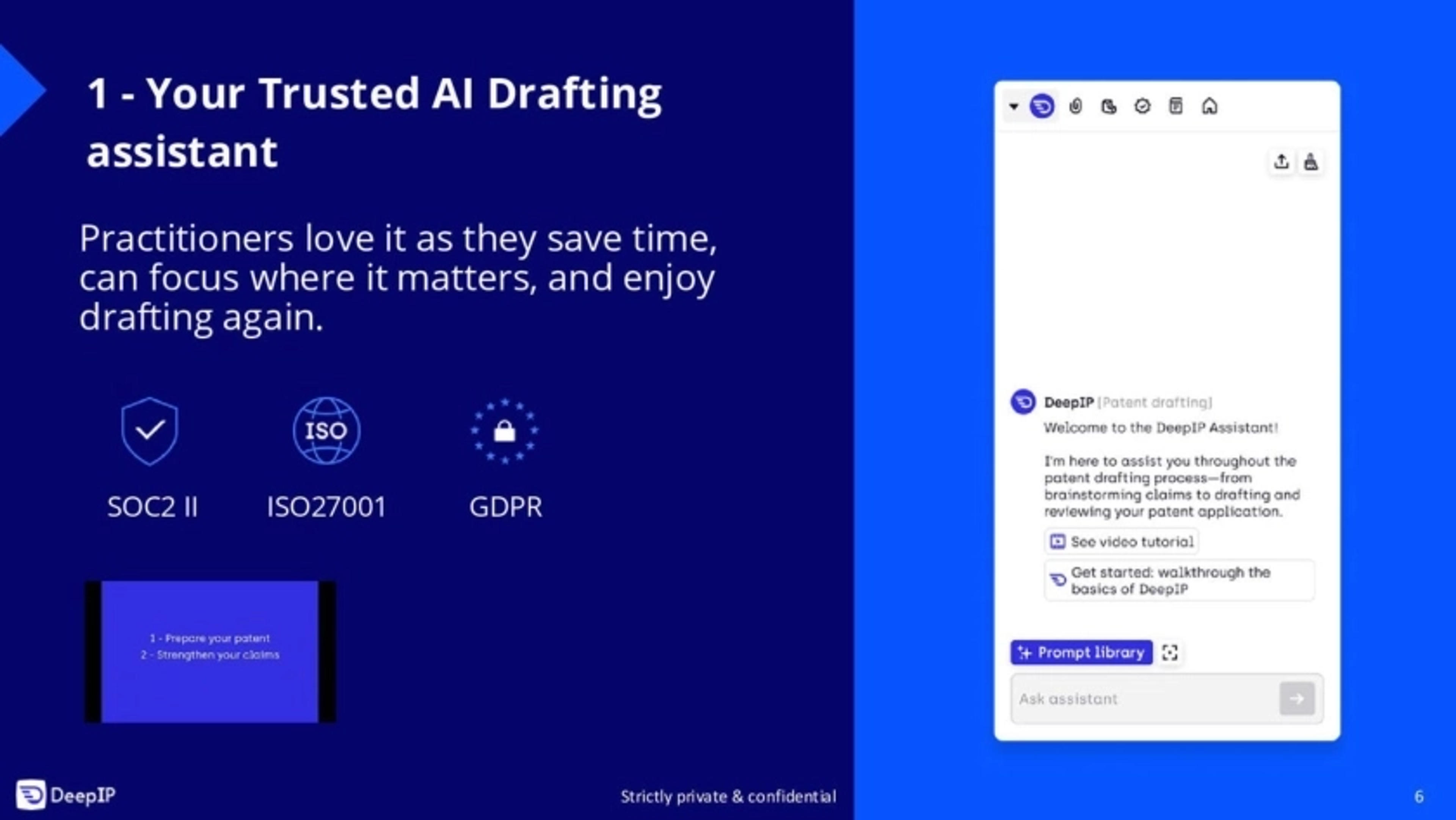 DeepIP Deck - Page #6 - Product Slide