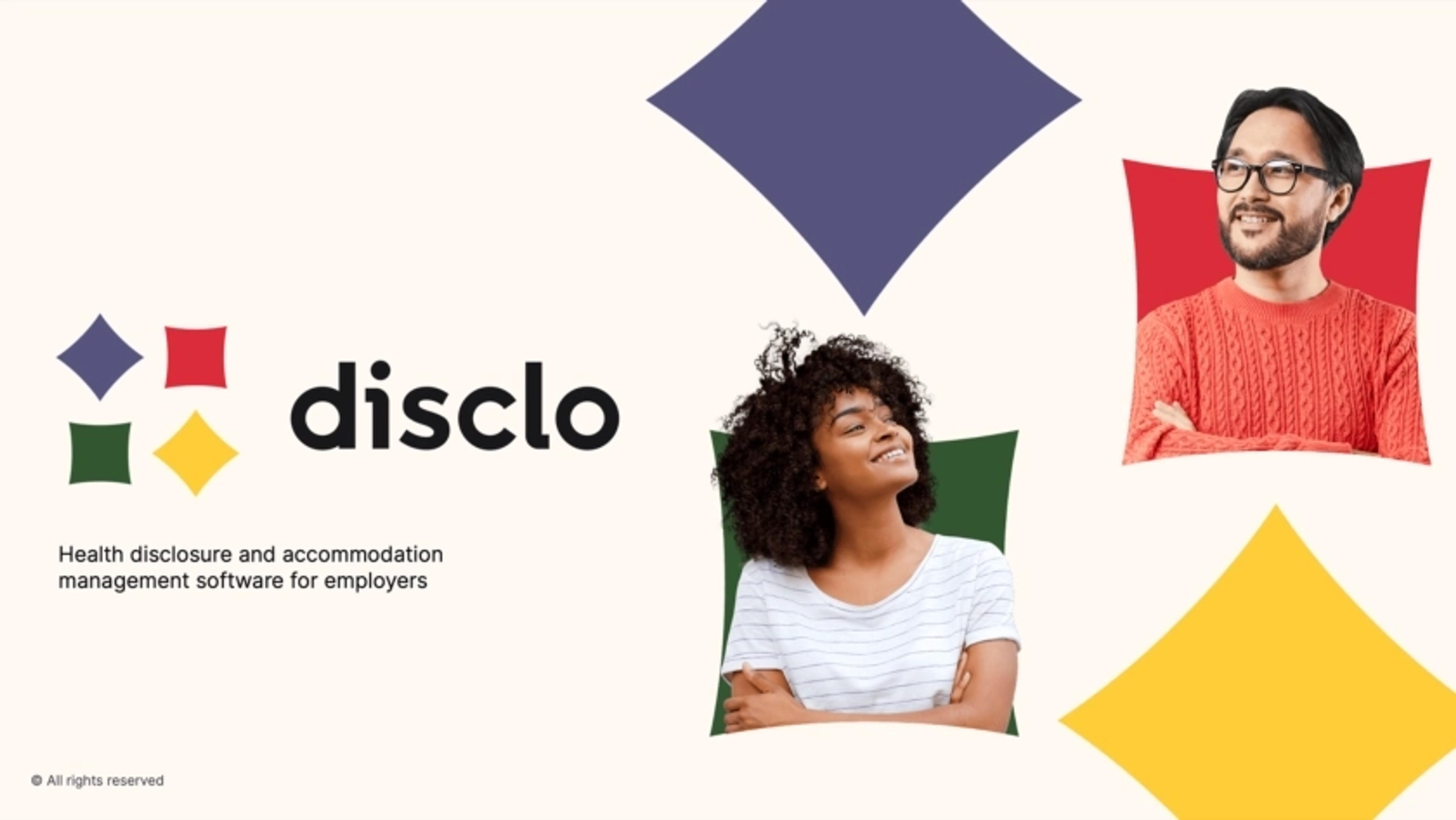 Disclo Deck - Page #1 - Title Slide