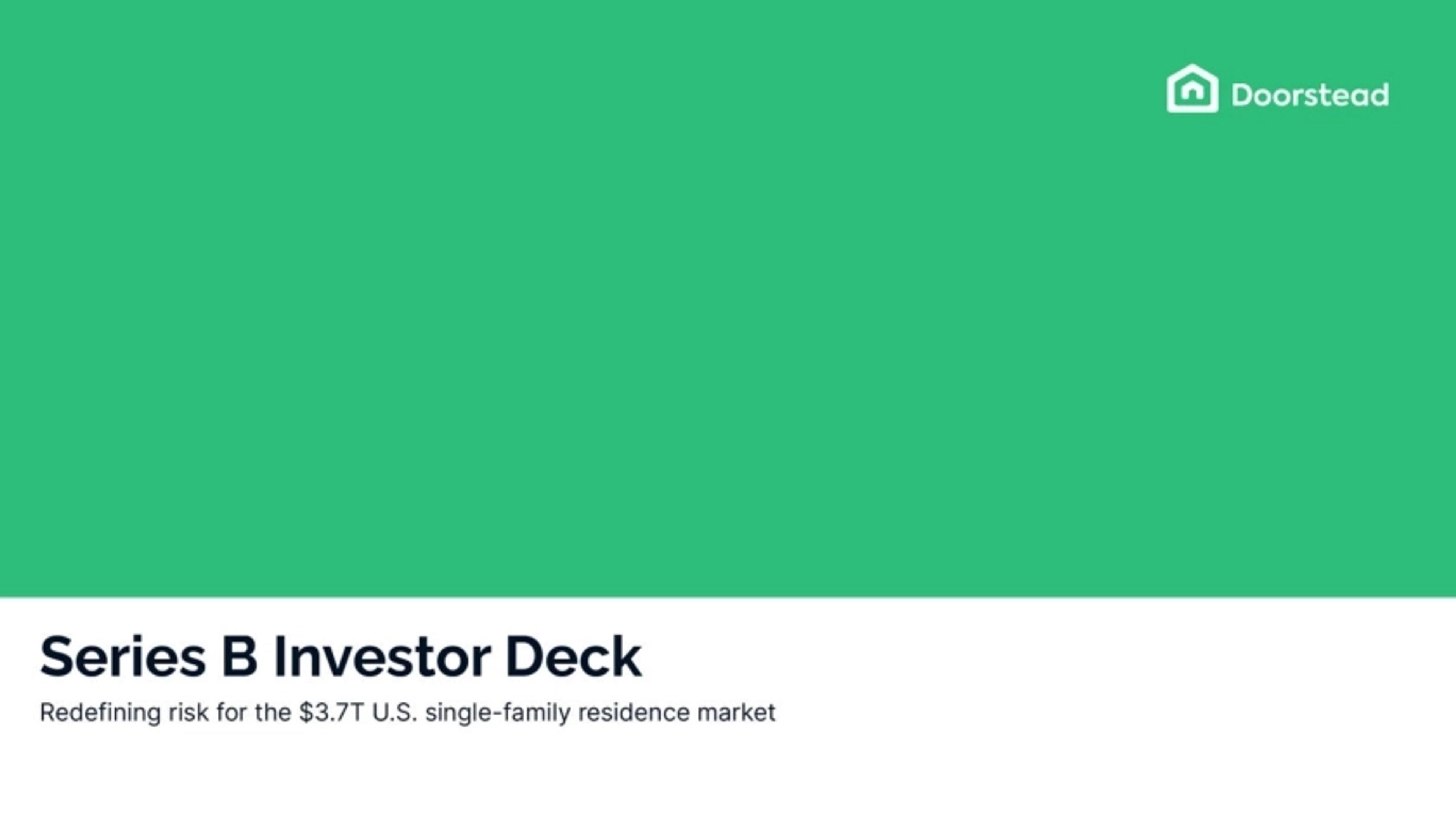 Doorstead Deck - Page #1 - Title Slide