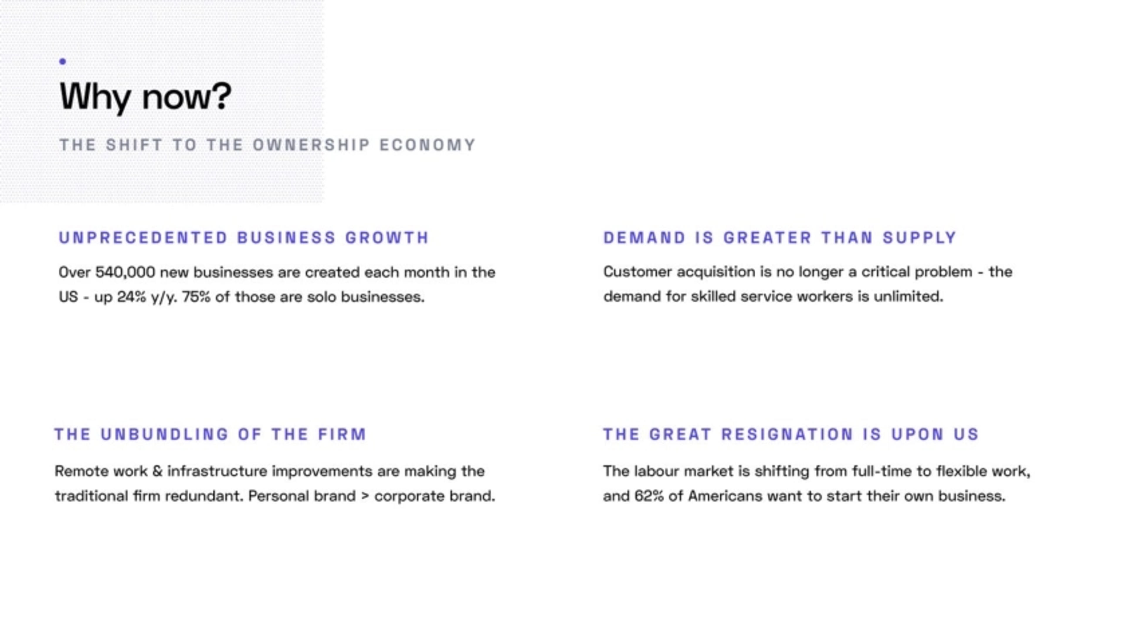 Durable Deck - Page #4 - Why Now? Slide