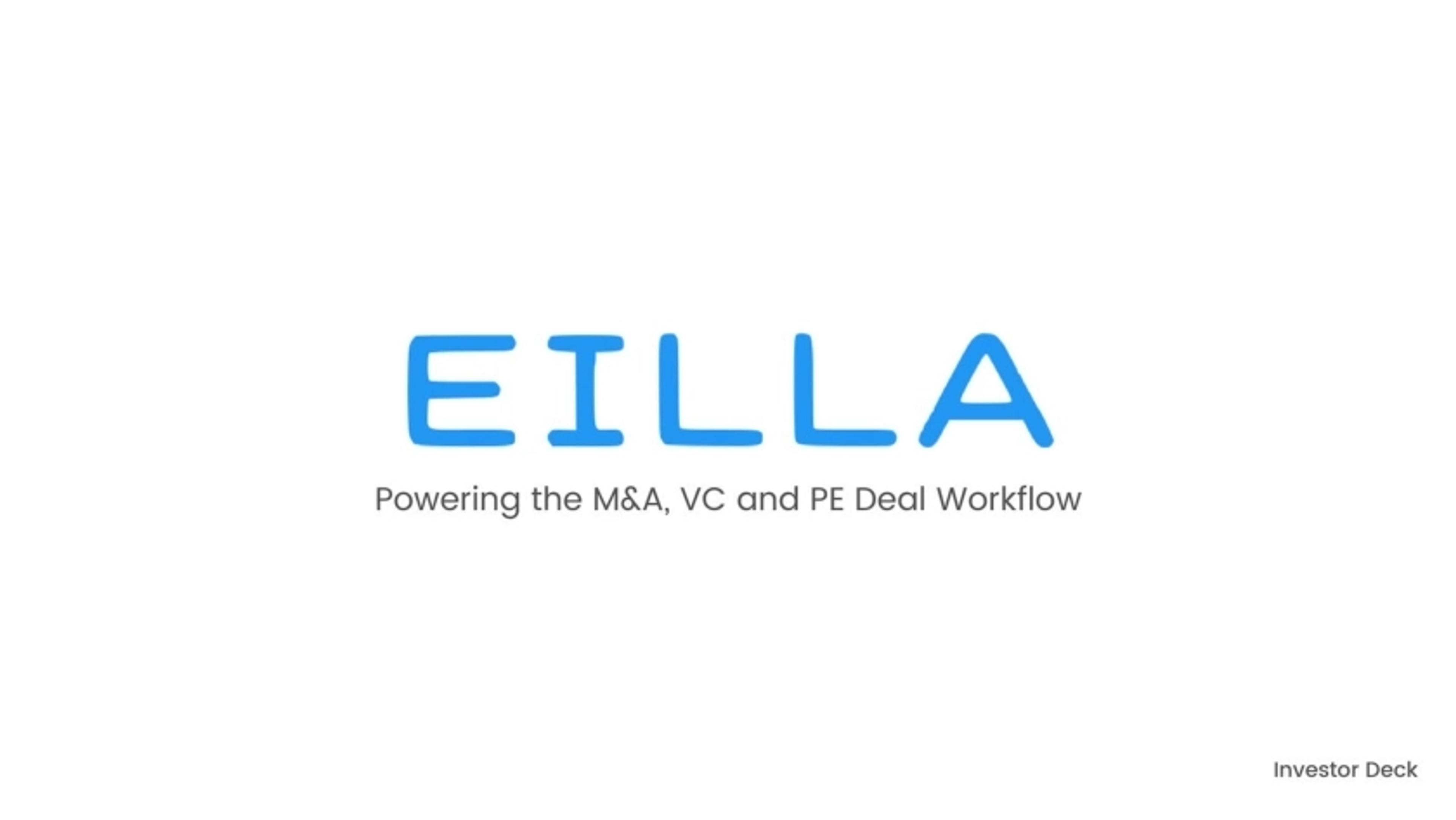 Eilla Deck - Page #1 - Title Slide