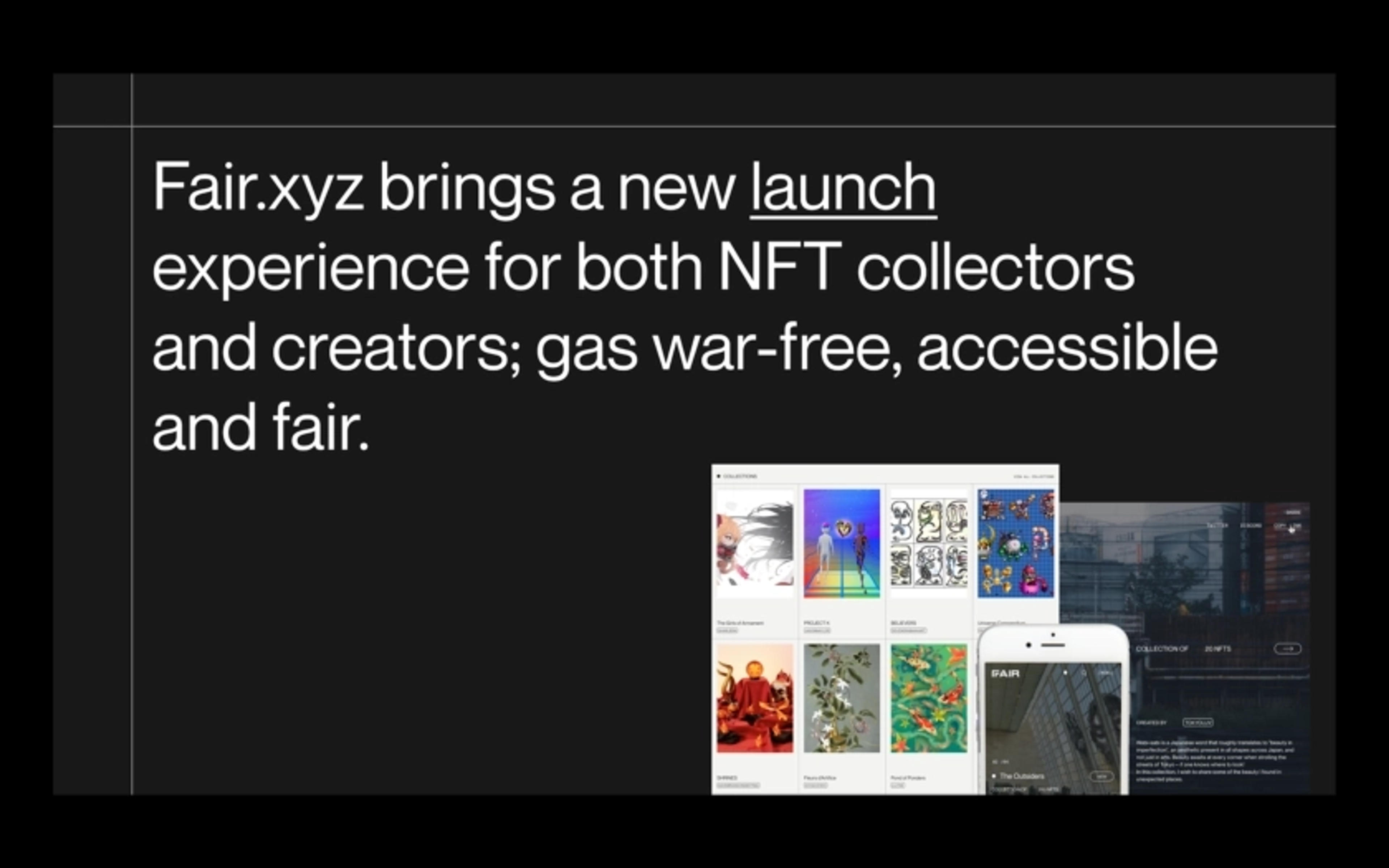 Fair.xyz Deck - Page #2 - Title Slide